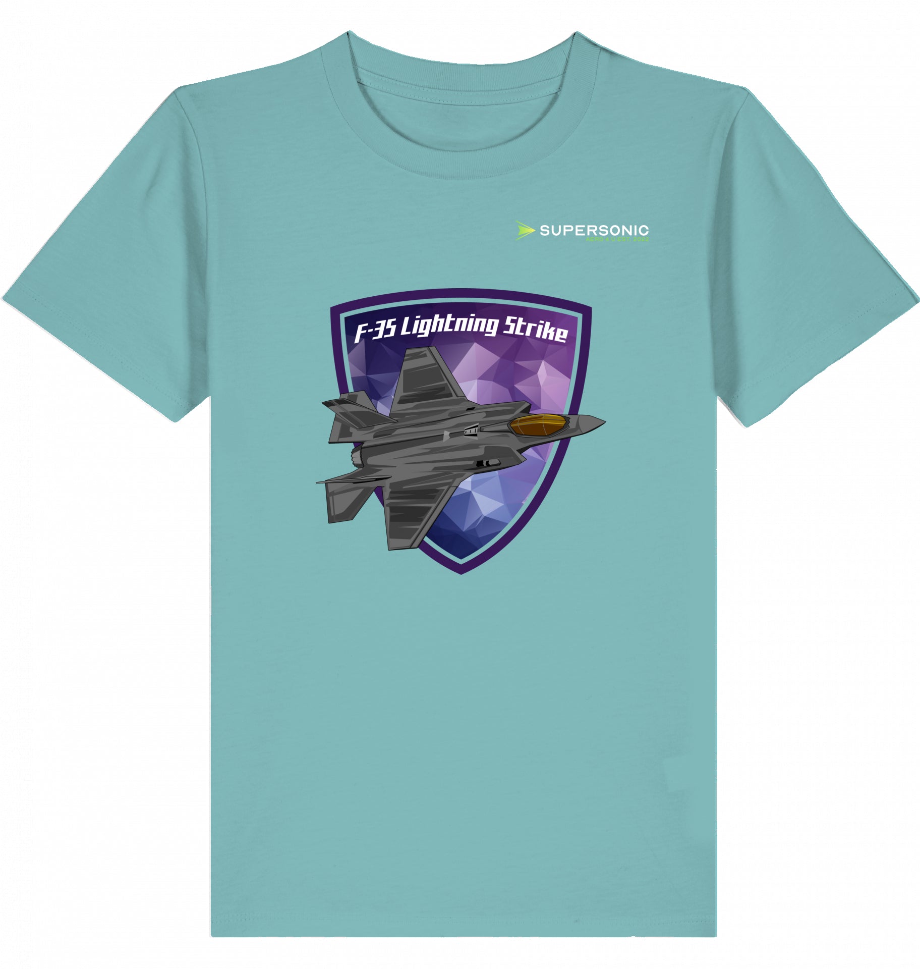 F35 Kinder Tshirt, F35 Lightning Strike Shirt, Fighterjet Tshirt Kinder