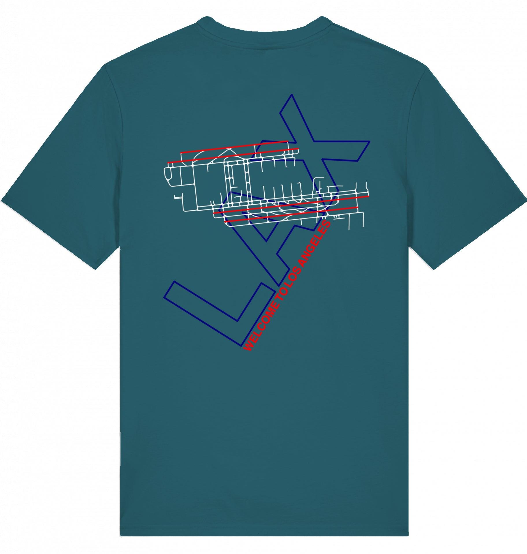 Aviation Airport T-Shirt "Los Angeles LAX Airportcode" Stargazer für Piloten, Crews, Kinder & Planespotter made by SUPERSONIC aero 4U
