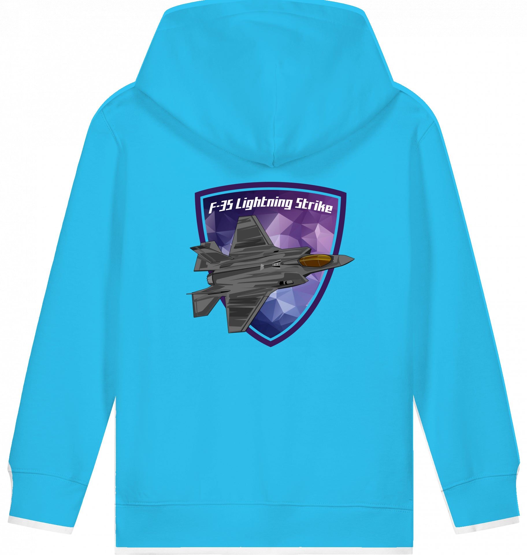 Aviation Kids Flugzeug Hoodie Lockheed Martin F-35 Lightning Strike für Piloten, Crews, Kinder & Planespotter made by SUPERSONIC aero 4U