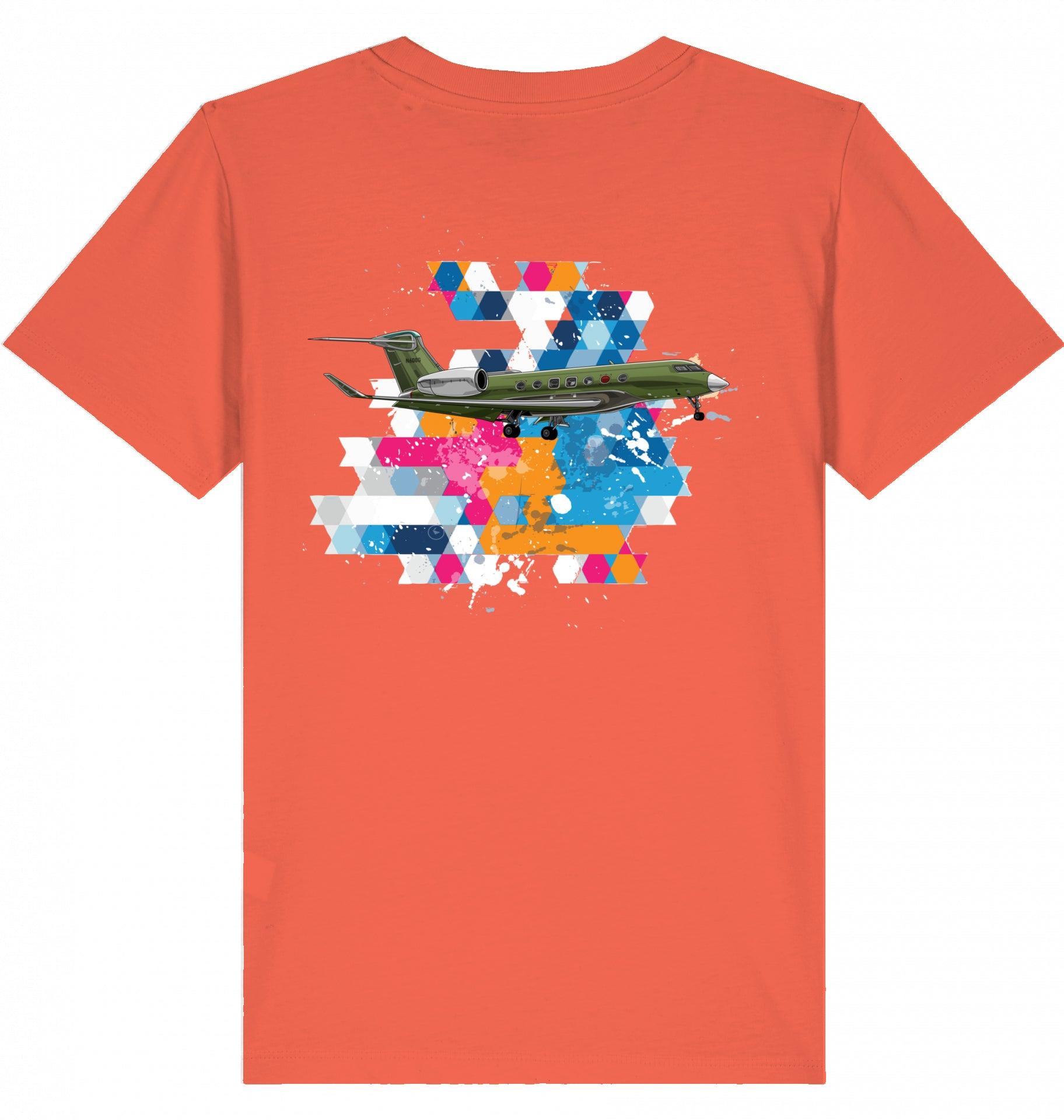 Aviation Kids Aviation T-Shirt Gulfstream G500/600 Business Jet 2.0 Fiesta für Piloten, Crews, Kinder & Planespotter made by SUPERSONIC aero 4U