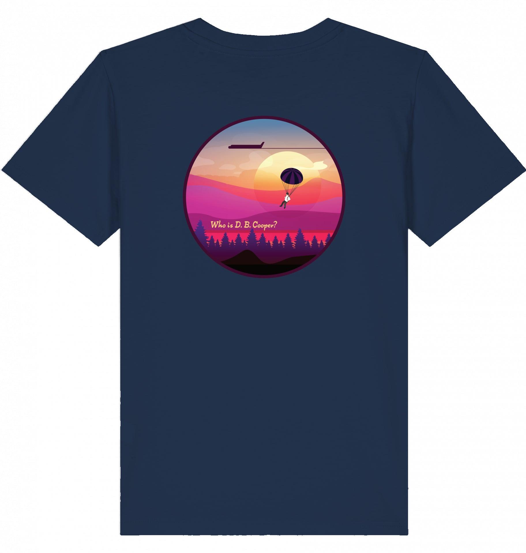 Aviation Kids Aviation T-Shirt "Who is D.B. Cooper?" 2.0 French Navy für Piloten, Crews, Kinder & Planespotter made by SUPERSONIC aero 4U