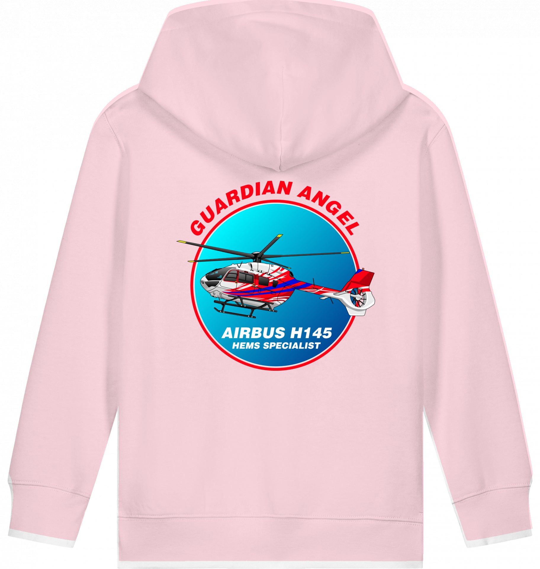 Aviation Kids Helicopter Hoodie Airbus H145 Guardian Angel für Piloten, Crews, Kinder & Planespotter made by SUPERSONIC aero 4U