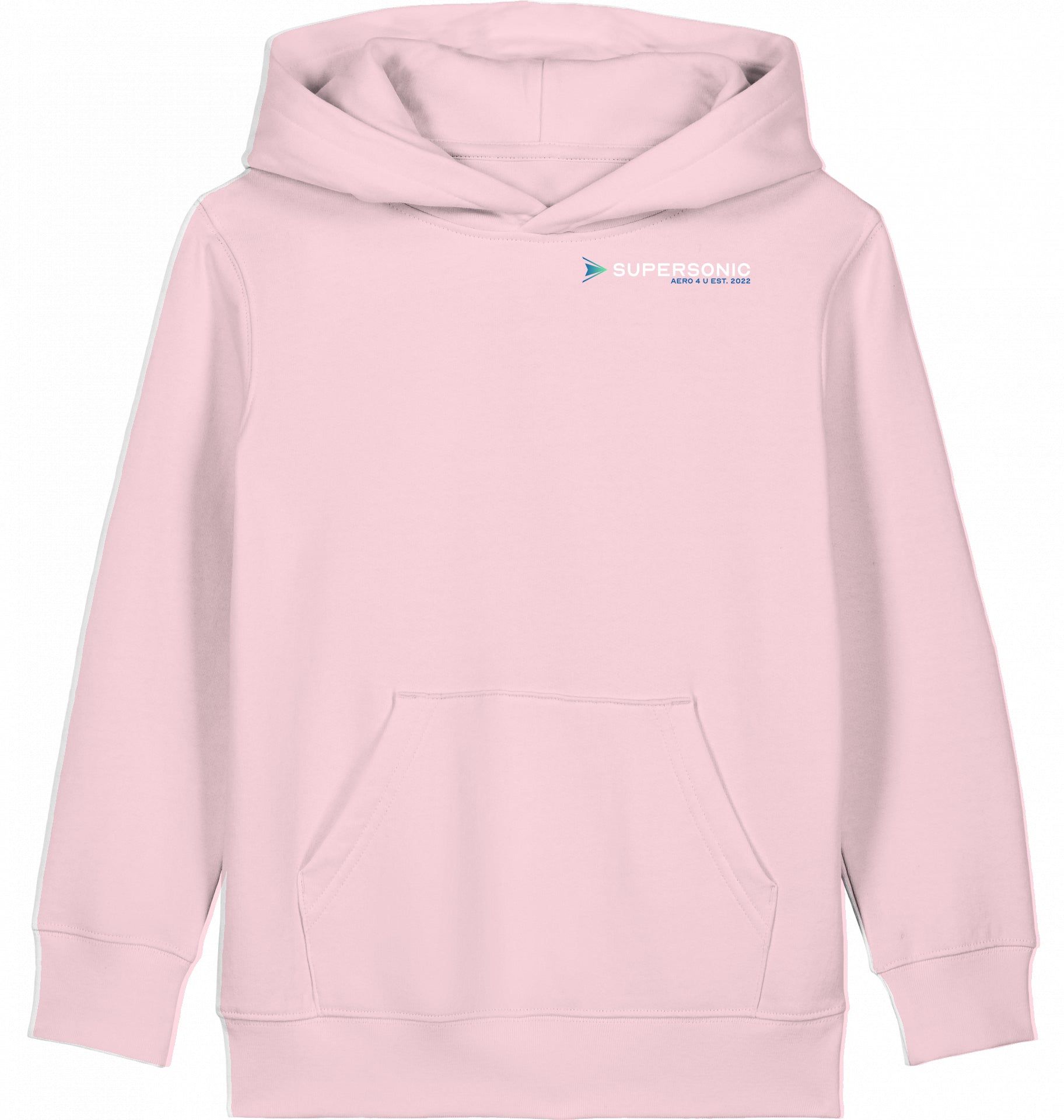 Aviation Kids Hoodie Boeing 737 Stars & Stripes Cotton Pink für Piloten, Crews, Kinder & Planespotter made by SUPERSONIC aero 4U