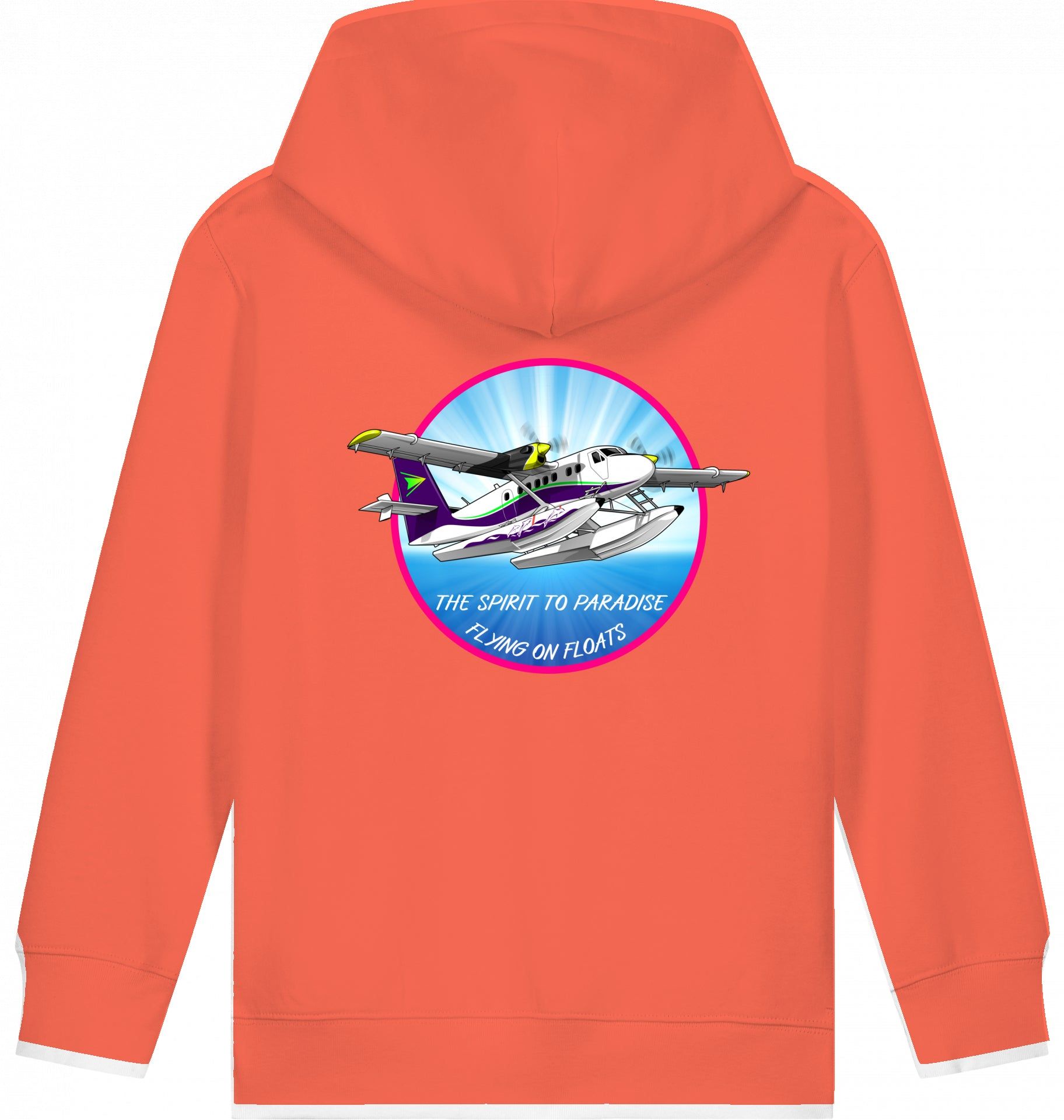 Aviation Kids Flugzeug Hoodie DHC-6 Twinotter in Paradise für Piloten, Crews, Kinder & Planespotter made by SUPERSONIC aero 4U