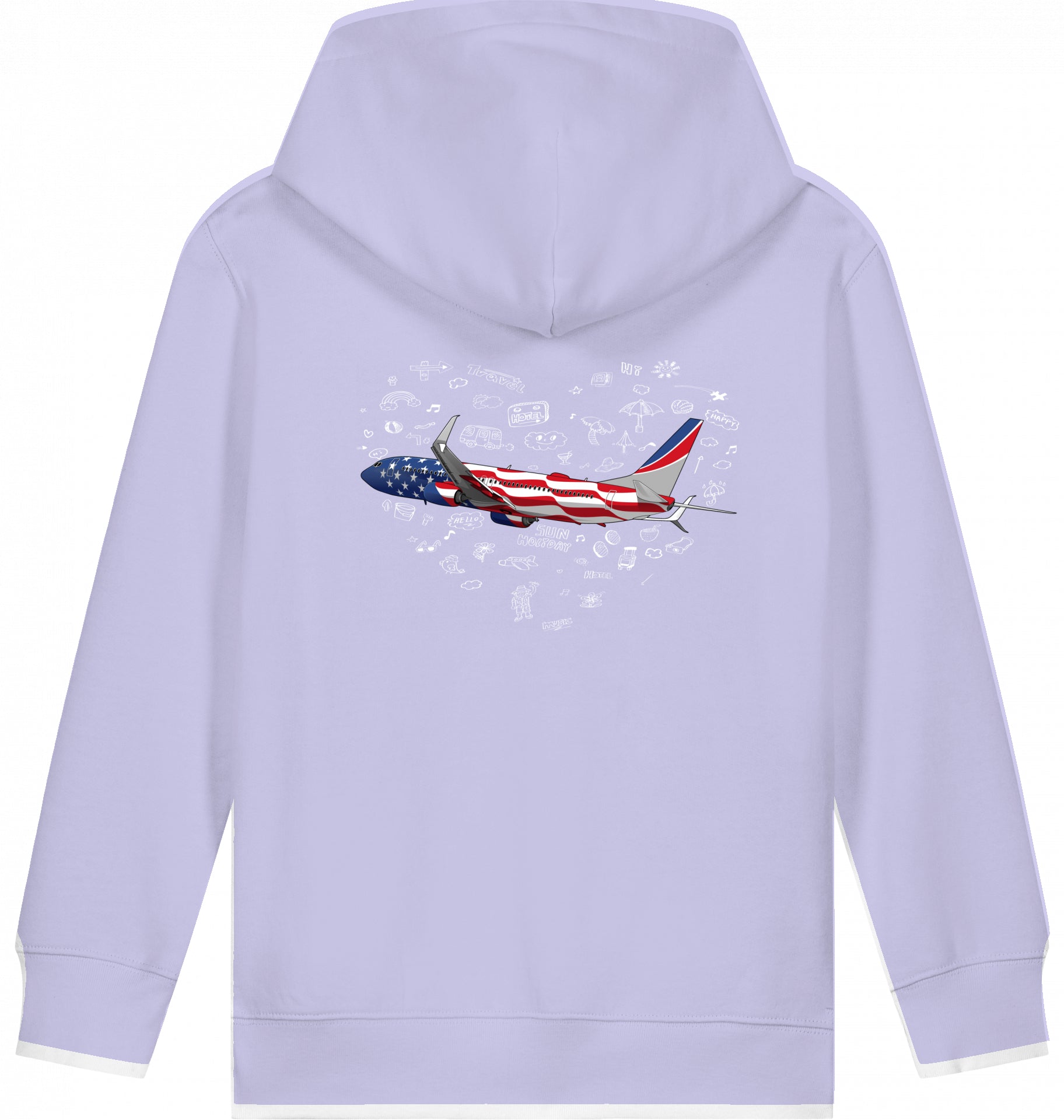 Kids Hoodie Boeing 737 Stars & Stripes