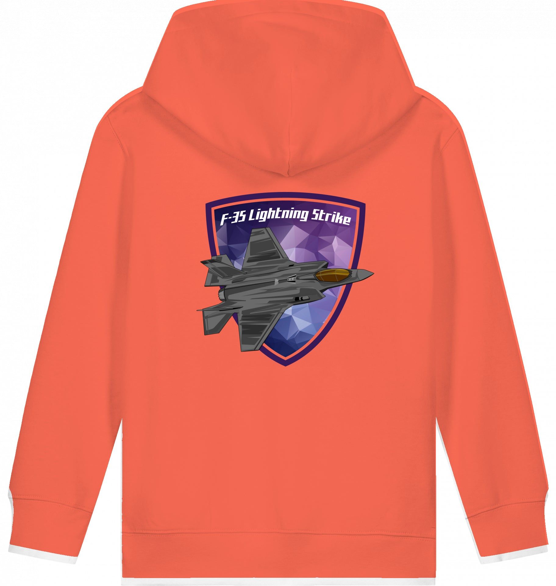 Aviation Kids Flugzeug Hoodie Lockheed Martin F-35 Lightning Strike für Piloten, Crews, Kinder & Planespotter made by SUPERSONIC aero 4U