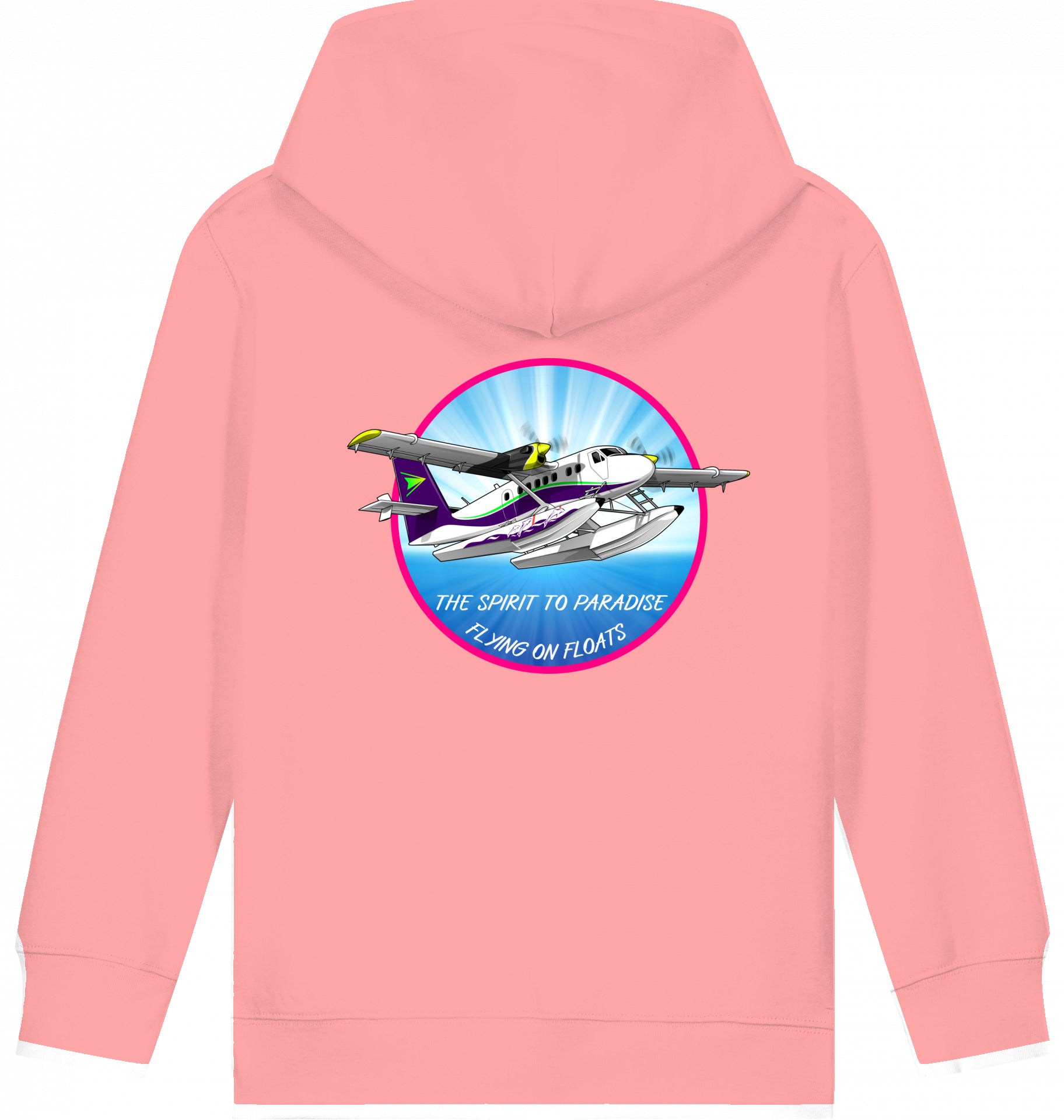 Kids Flugzeug Hoodie DHC-6 Twinotter in Paradise