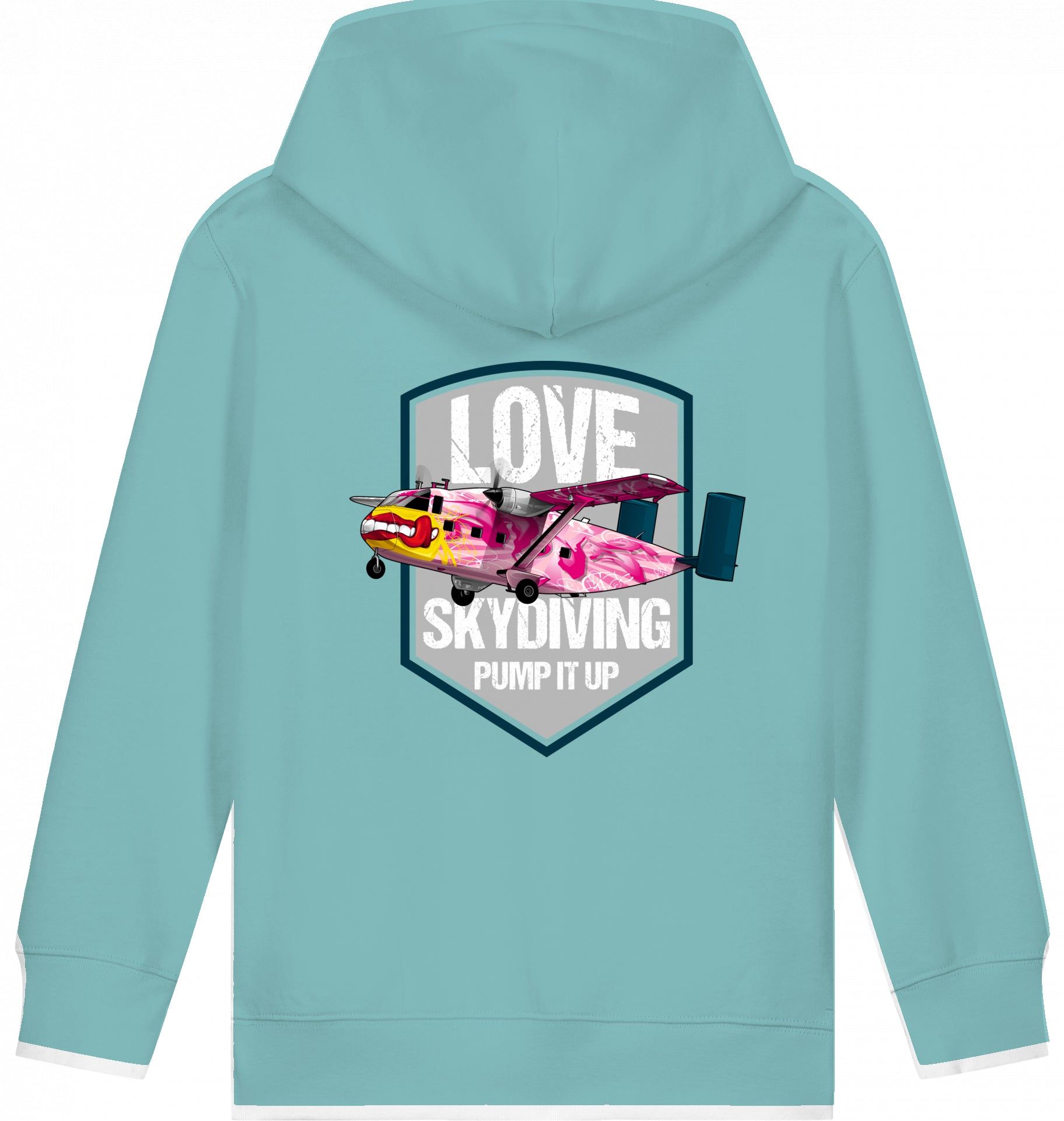 Aviation Kids Flugzeug Hoodie Short SC-7 Skyvan Sky Diving für Piloten, Crews, Kinder & Planespotter made by SUPERSONIC aero 4U