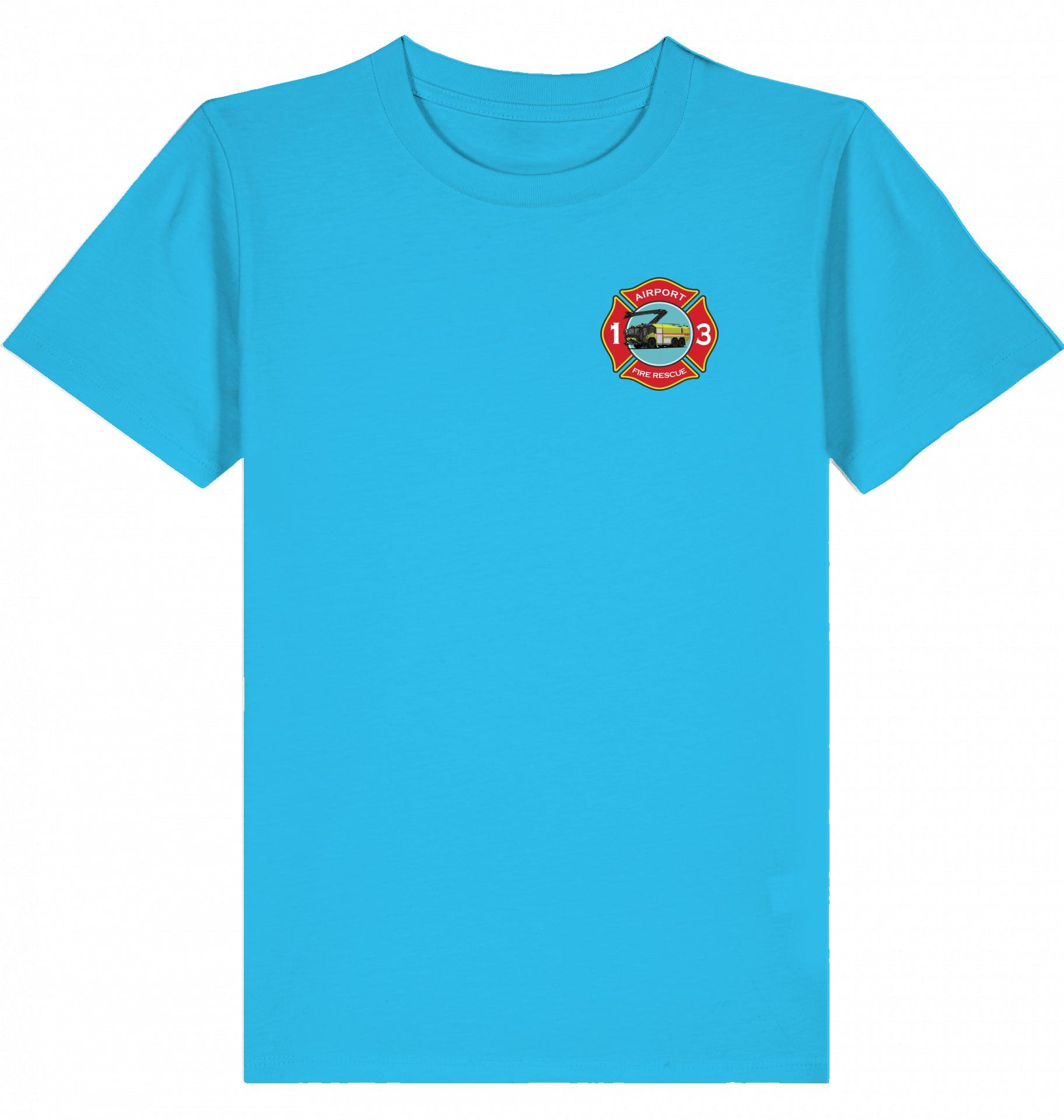 Aviation Kids Aviation T-Shirt "Airport Rescue Fire Fighting ARFF" 2.0 für Piloten, Crews, Kinder & Planespotter made by SUPERSONIC aero 4U