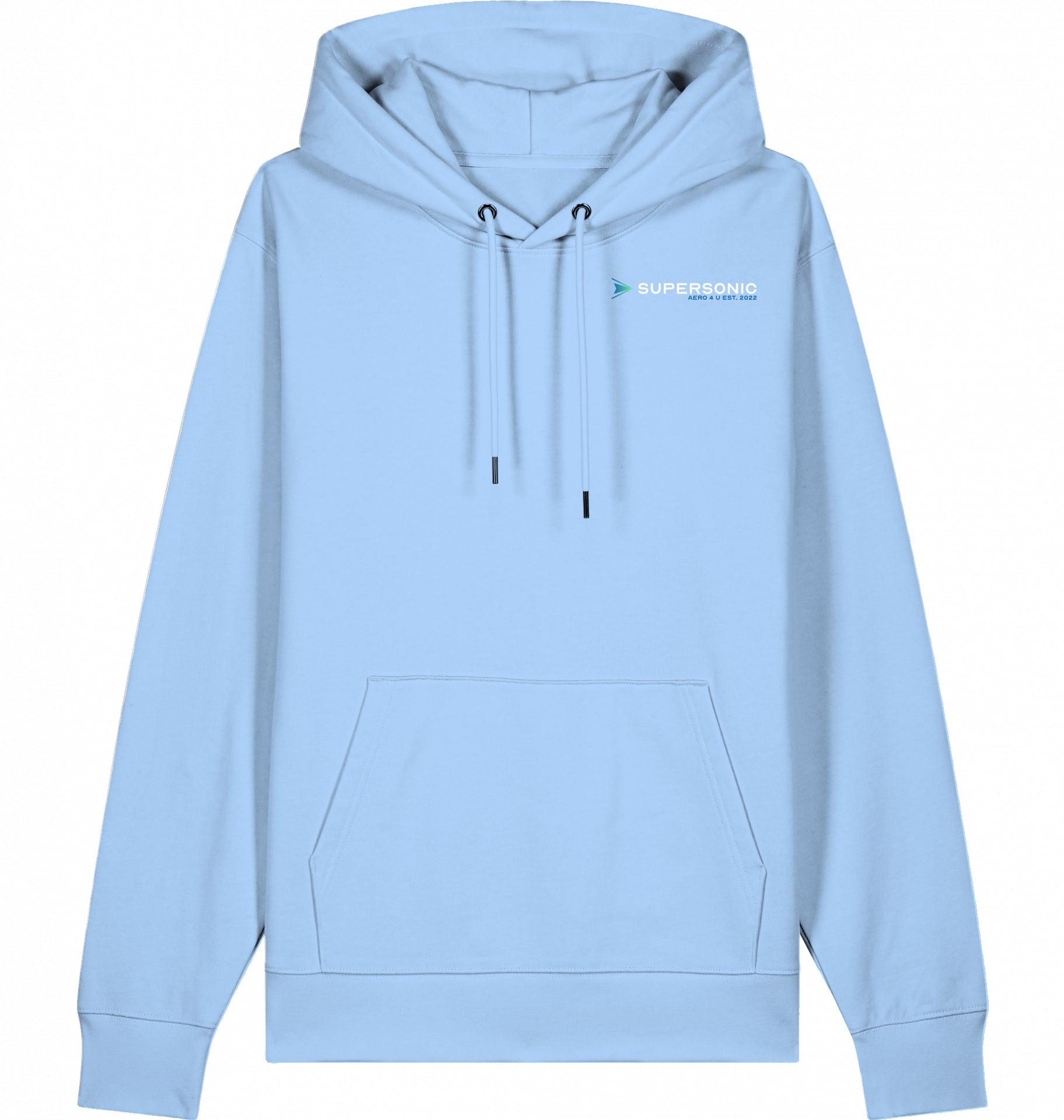 Aviation Stockholm ARN Airport Hoodie 2.0 Blue Soul für Piloten, Crews, Kinder & Planespotter made by SUPERSONIC aero 4U