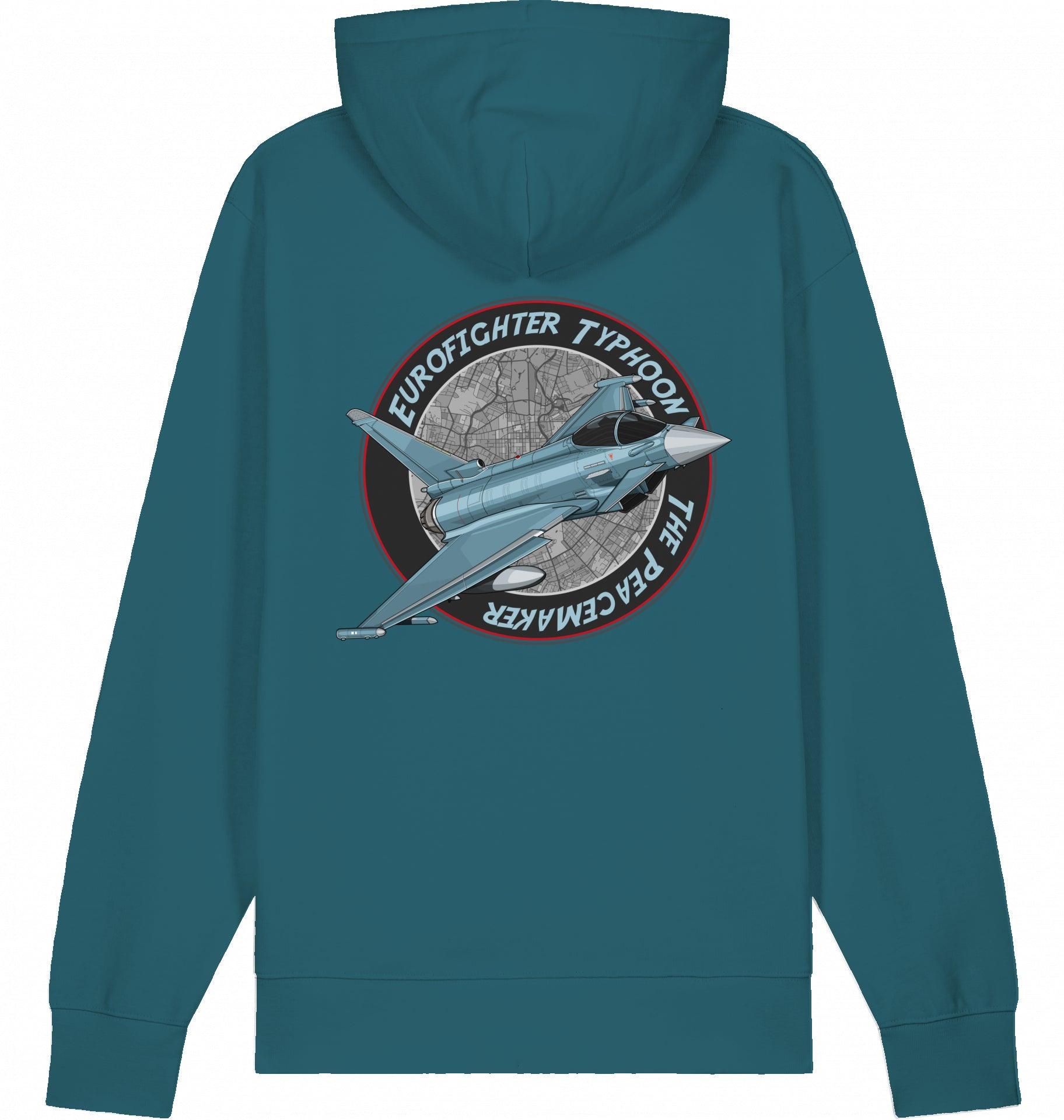 Aviation Flugzeug Hoodie Eurofighter Typhoon Peacemaker Jet Stargazer für Piloten, Crews, Kinder & Planespotter made by SUPERSONIC aero 4U