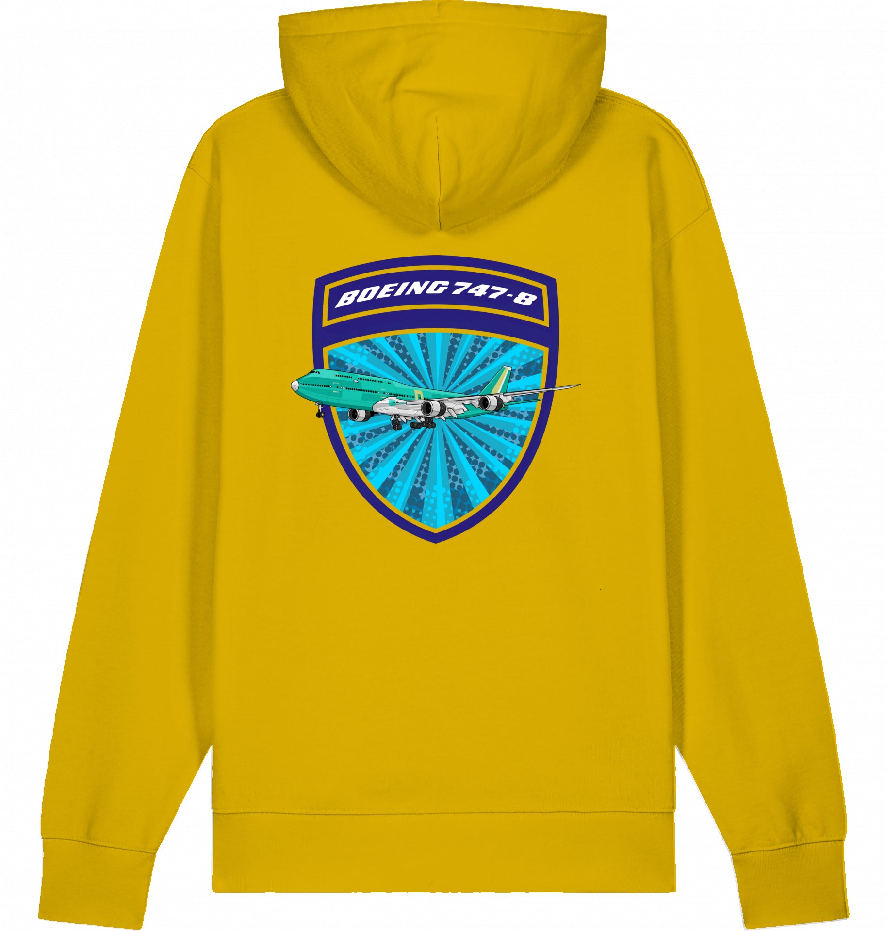Flugzeug Hoodie Boeing 747-8 Jumbojet