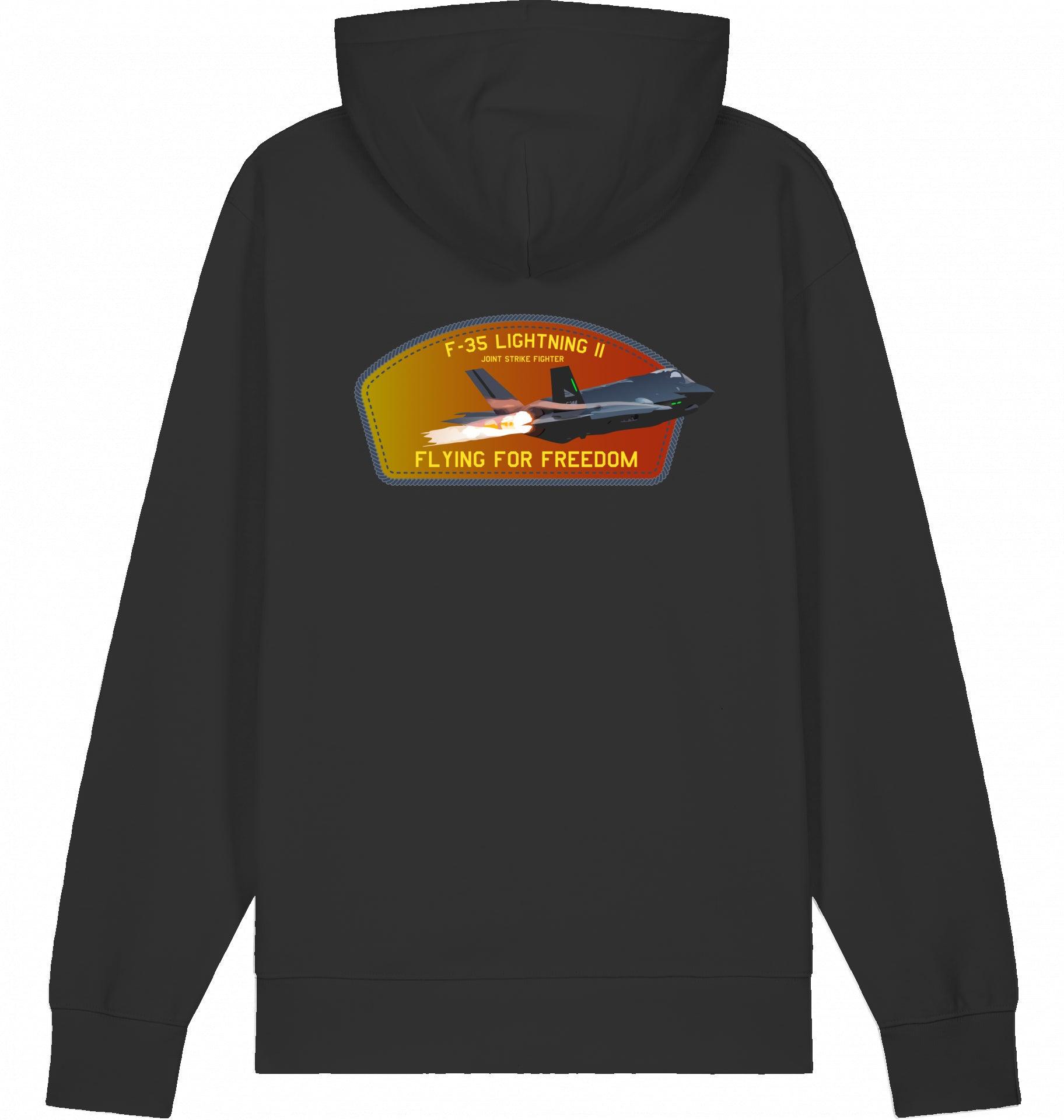Aviation Flugzeug Hoodie F-35 Lightning II Jet für Piloten, Crews, Kinder & Planespotter made by SUPERSONIC aero 4U
