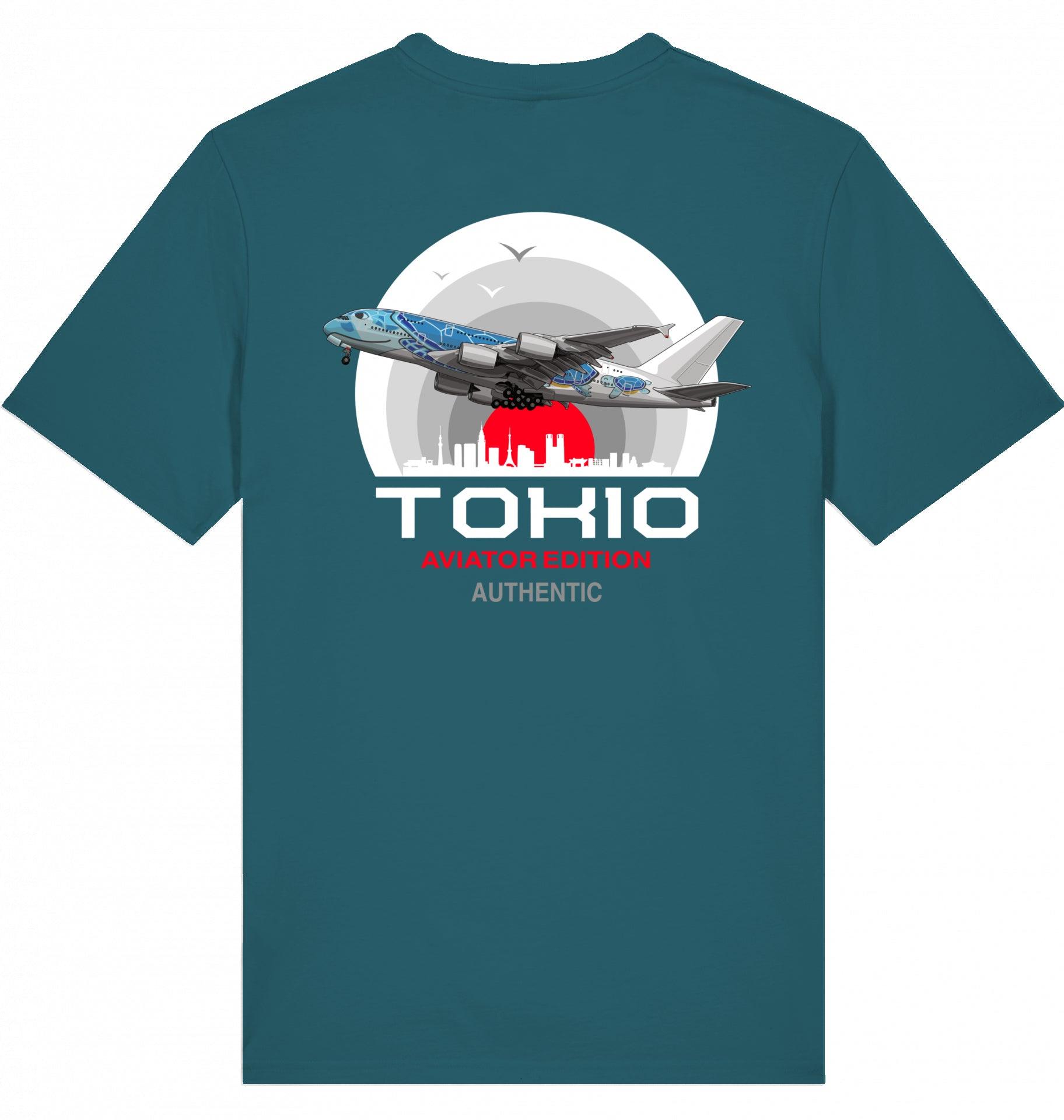 Aviation Flugzeug T-Shirt "Aviator Tokio Summer" Stargazer für Piloten, Crews, Kinder & Planespotter made by SUPERSONIC aero 4U