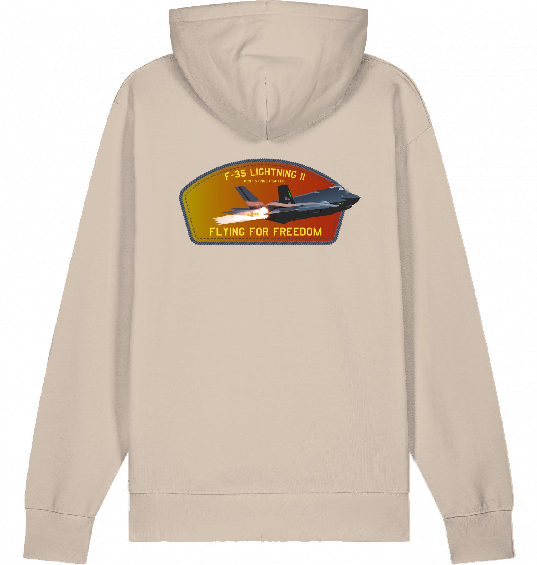 Aviation Flugzeug Hoodie F-35 Lightning II Jet für Piloten, Crews, Kinder & Planespotter made by SUPERSONIC aero 4U