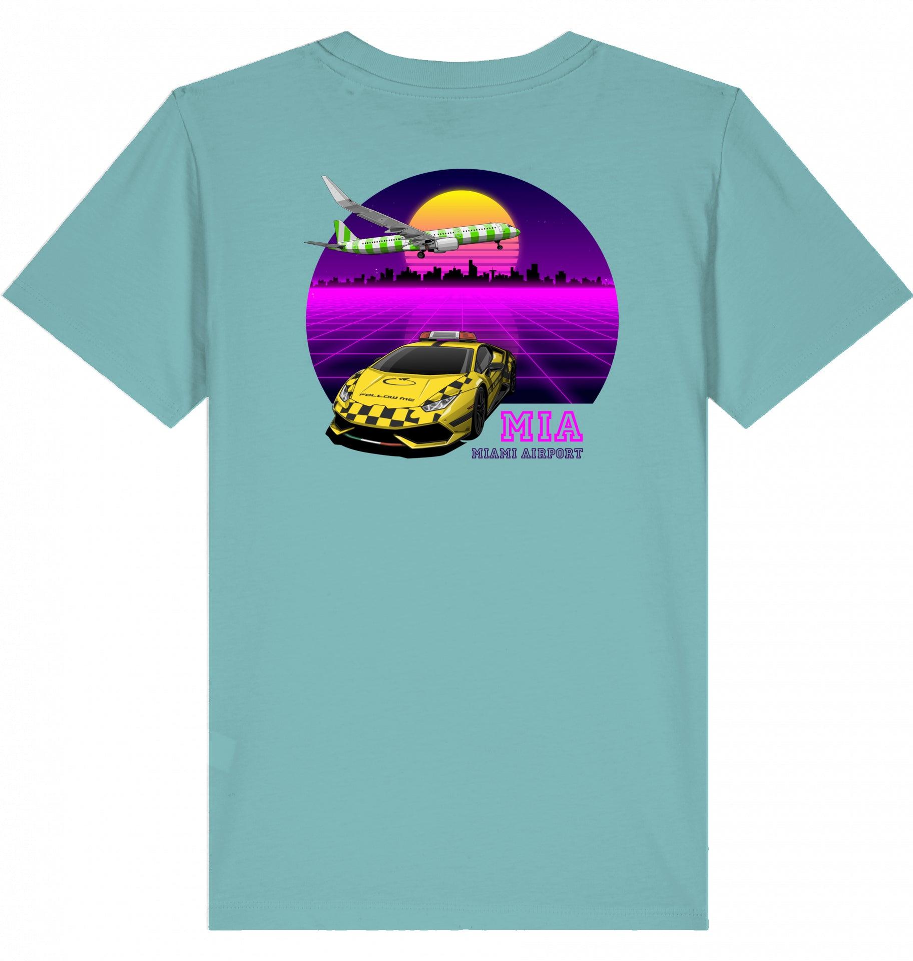 Flugzeug Tshirt Kinder, Airbus Tshirt Kinder, Lamborghini Tshirt Kinder, Airbus A321neo Tshirt, Miami Airport Shirt