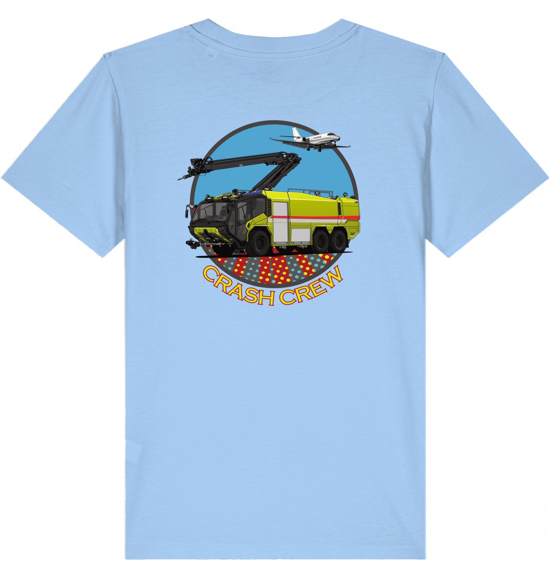 Aviation Kids Aviation T-Shirt "Airport Rescue Fire Fighting ARFF" 2.0 Blue Soul für Piloten, Crews, Kinder & Planespotter made by SUPERSONIC aero 4U