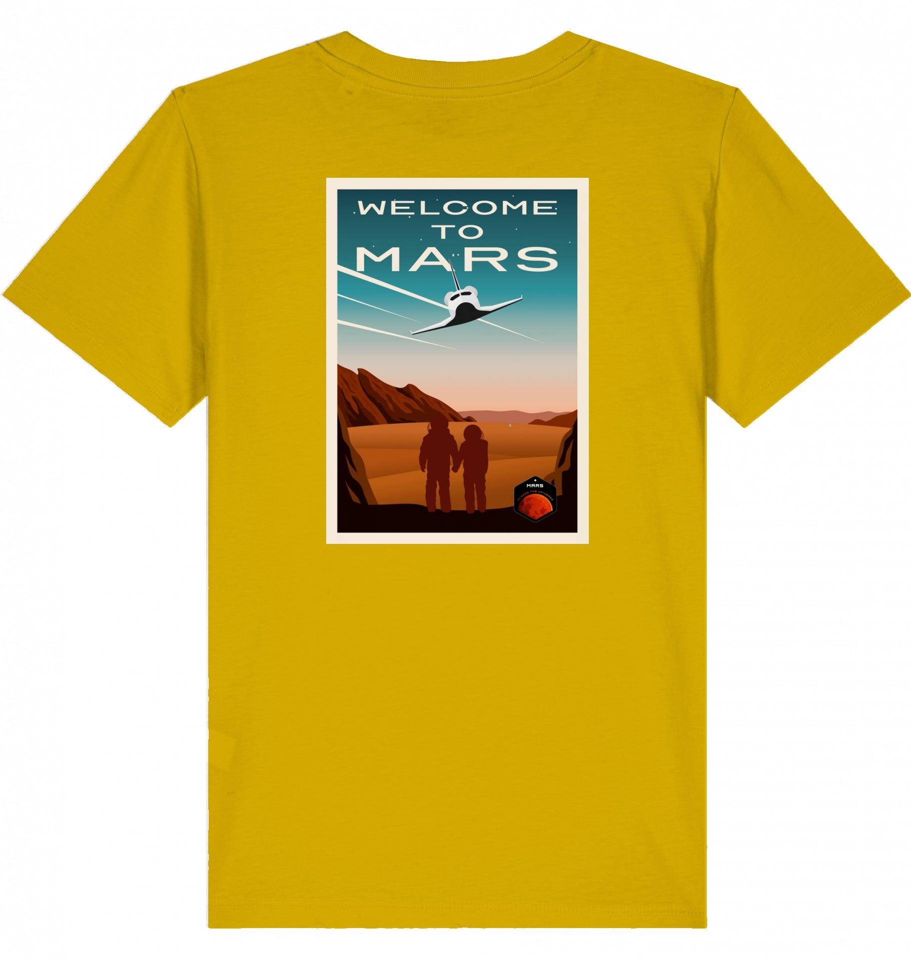 Aviation Kids Aviation T-Shirt "Welcome to Mars" 2.0 Ochre für Piloten, Crews, Kinder & Planespotter made by SUPERSONIC aero 4U