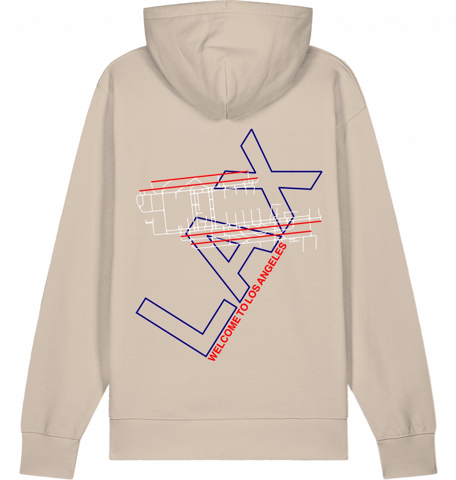 Aviation Los Angeles LAX Airport Hoodie 2.0 Desert Dust für Piloten, Crews, Kinder & Planespotter made by SUPERSONIC aero 4U