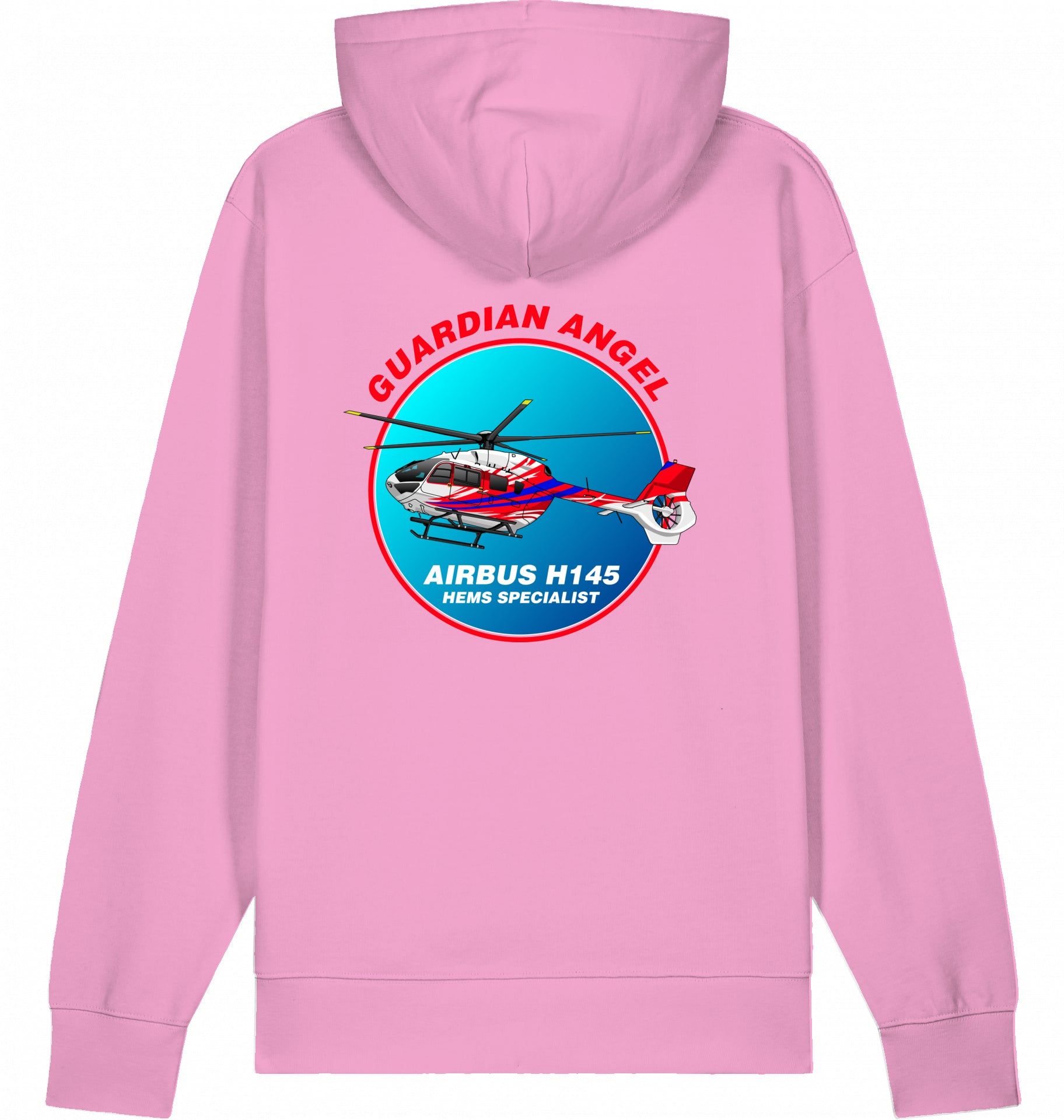 Aviation Helicopter Hoodie Airbus H145 Guardian Angel für Piloten, Crews, Kinder & Planespotter made by SUPERSONIC aero 4U