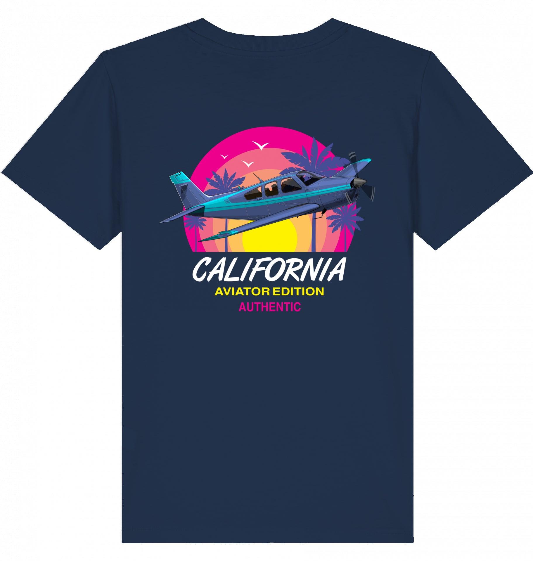 Flugzeug Tshirt Kinder, Mooney M20 Tshirt Kinder, Aviation Tshirt Kinder, California Aviation Tshirt