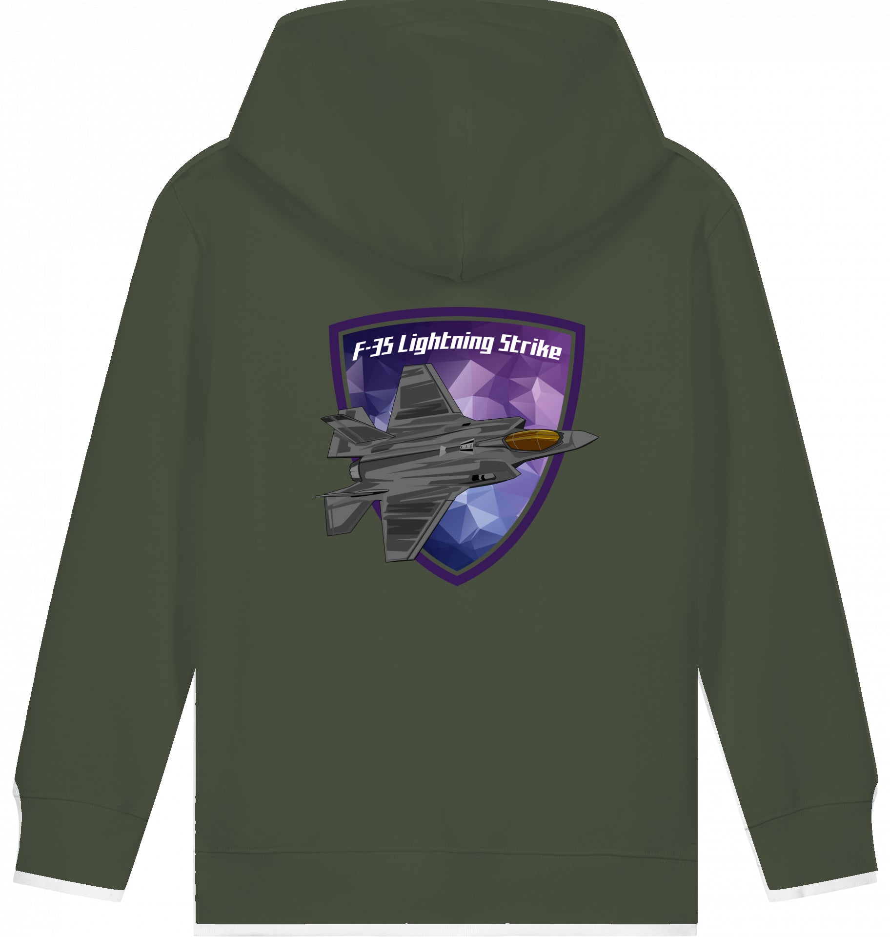 Aviation Kids Flugzeug Hoodie Lockheed Martin F-35 Lightning Strike für Piloten, Crews, Kinder & Planespotter made by SUPERSONIC aero 4U