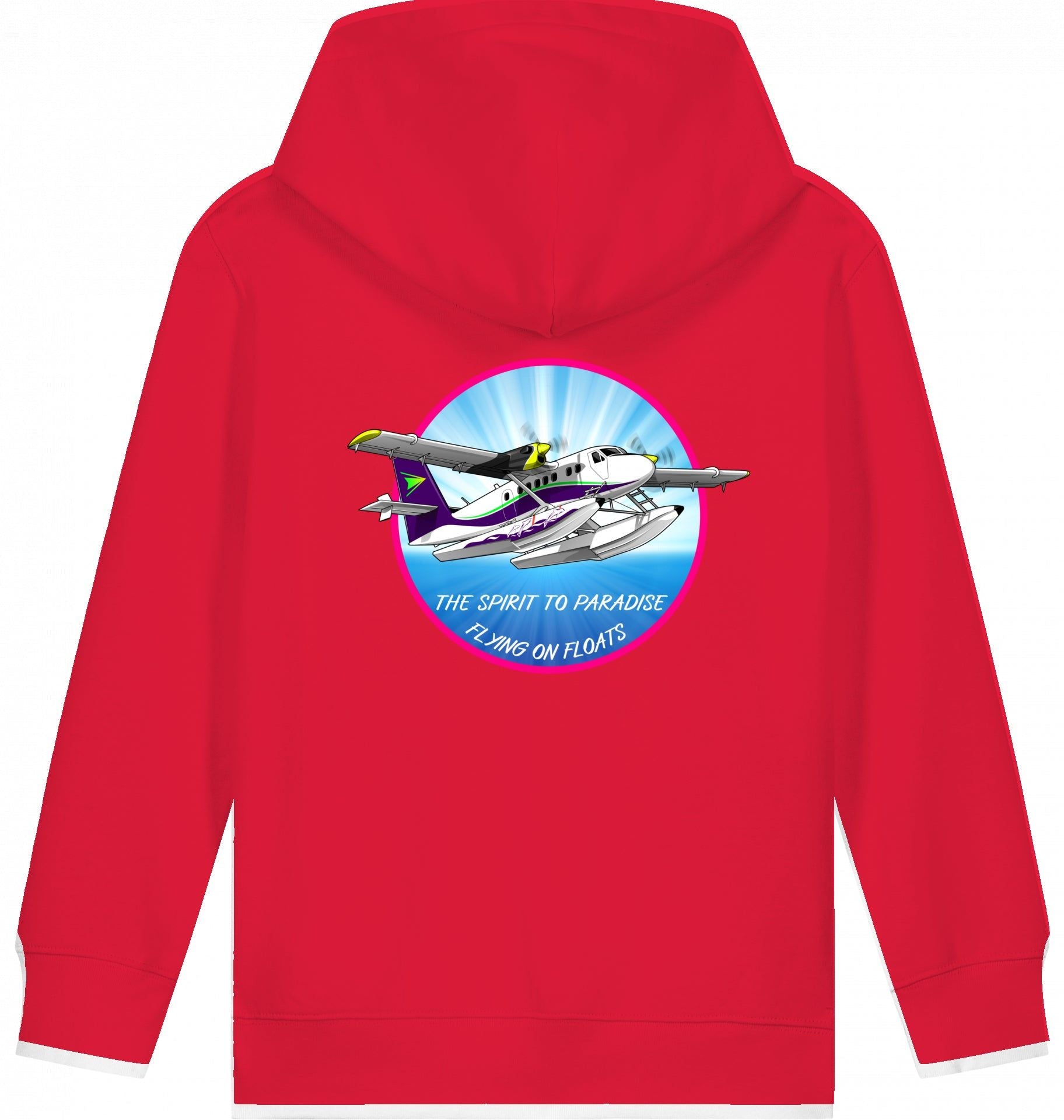 Aviation Kids Flugzeug Hoodie DHC-6 Twinotter in Paradise für Piloten, Crews, Kinder & Planespotter made by SUPERSONIC aero 4U