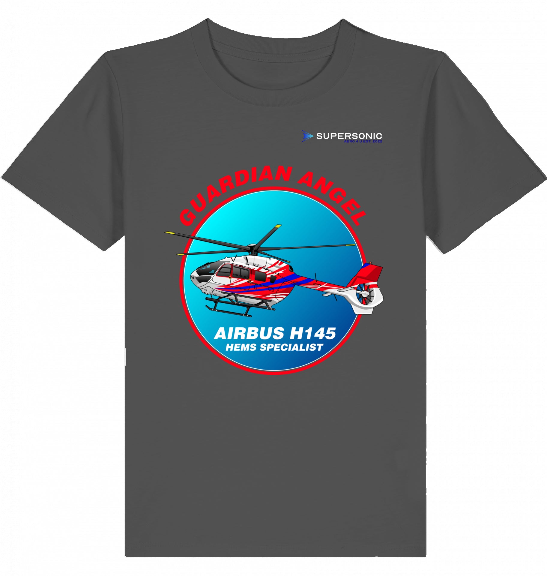 Hubschrauber Tshirt Kinder, Airbus Tshirt, Airbus H145 Tshirt Kids, HEMS Tshirt Kinder, Helicopter Tshirt Kinder