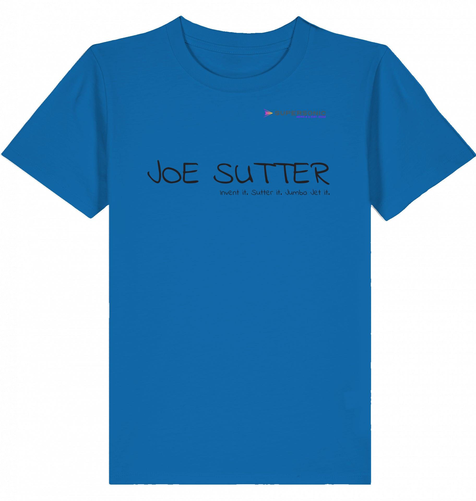 Aviation Kids Aviation T-Shirt Boeing 747 Jumbo Jet, Joe Sutter 2.0 Royal Blue für Piloten, Crews, Kinder & Planespotter made by SUPERSONIC aero 4U