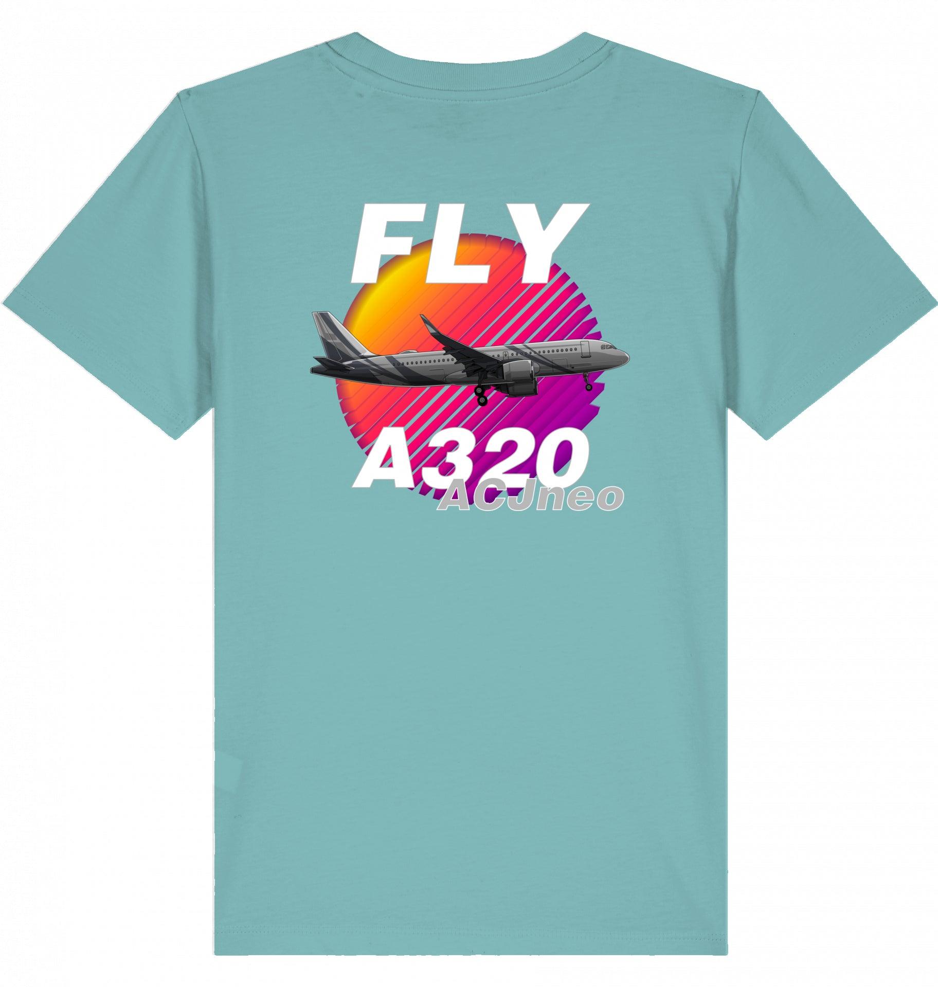 Airbus Tshirt Kinder, A320neo Tshirt Kinder, ACJ a320neo Tshirt Kids, Flugzeug Tshirt Airbus A320, Piloten Shirt für Kinder, Aircraft Tshirt Kinder