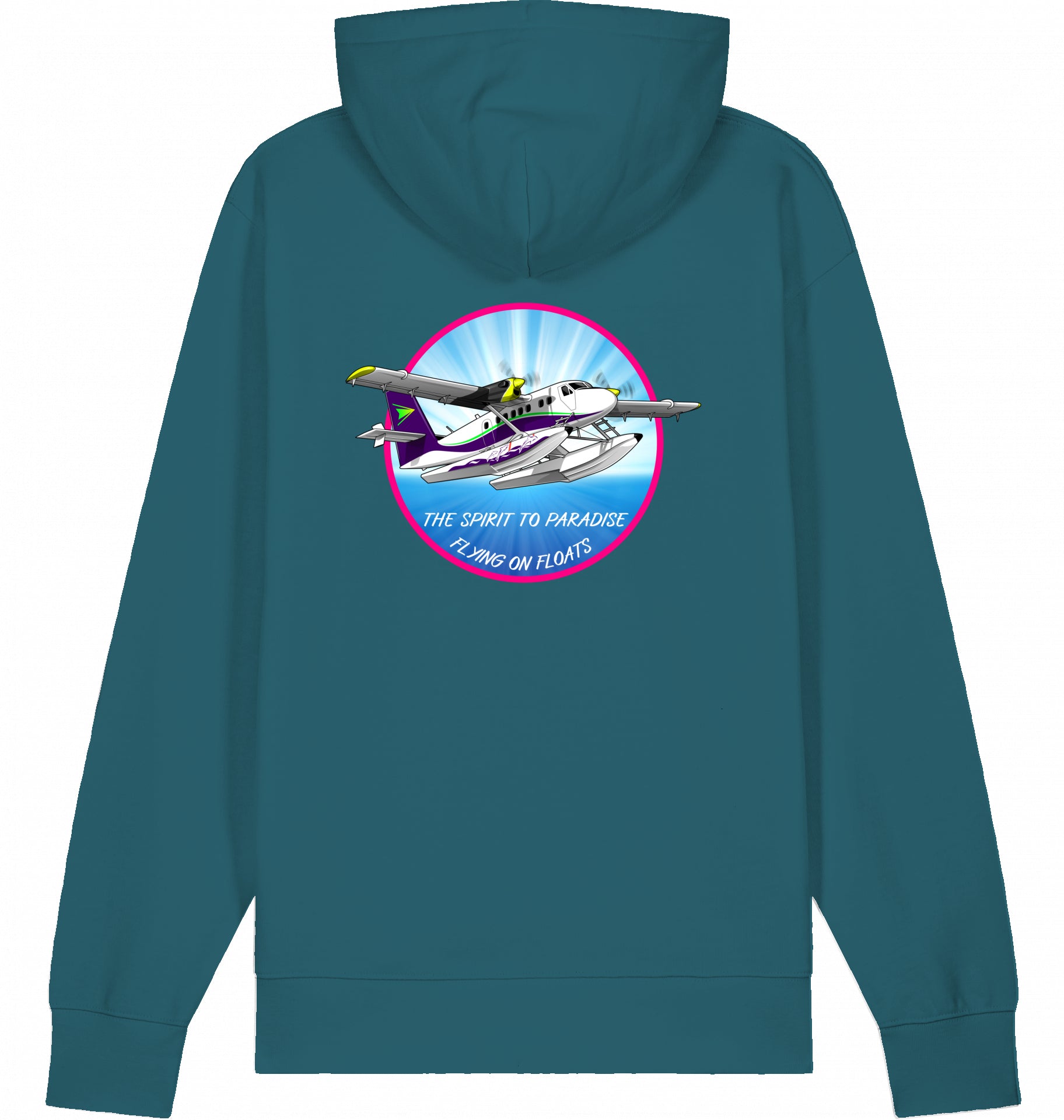 Flugzeug Hoodie DHC-6 Twinotter in Paradise