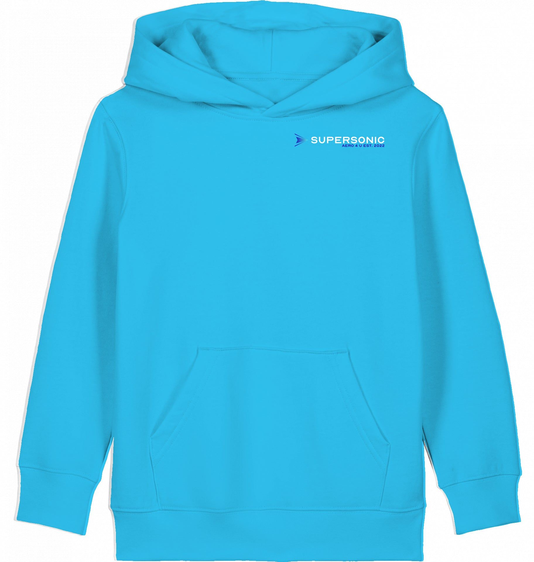 Aviation Kids Flugzeug Hoodie Boeing 777 Iron Bird Aqua Blue für Piloten, Crews, Kinder & Planespotter made by SUPERSONIC aero 4U