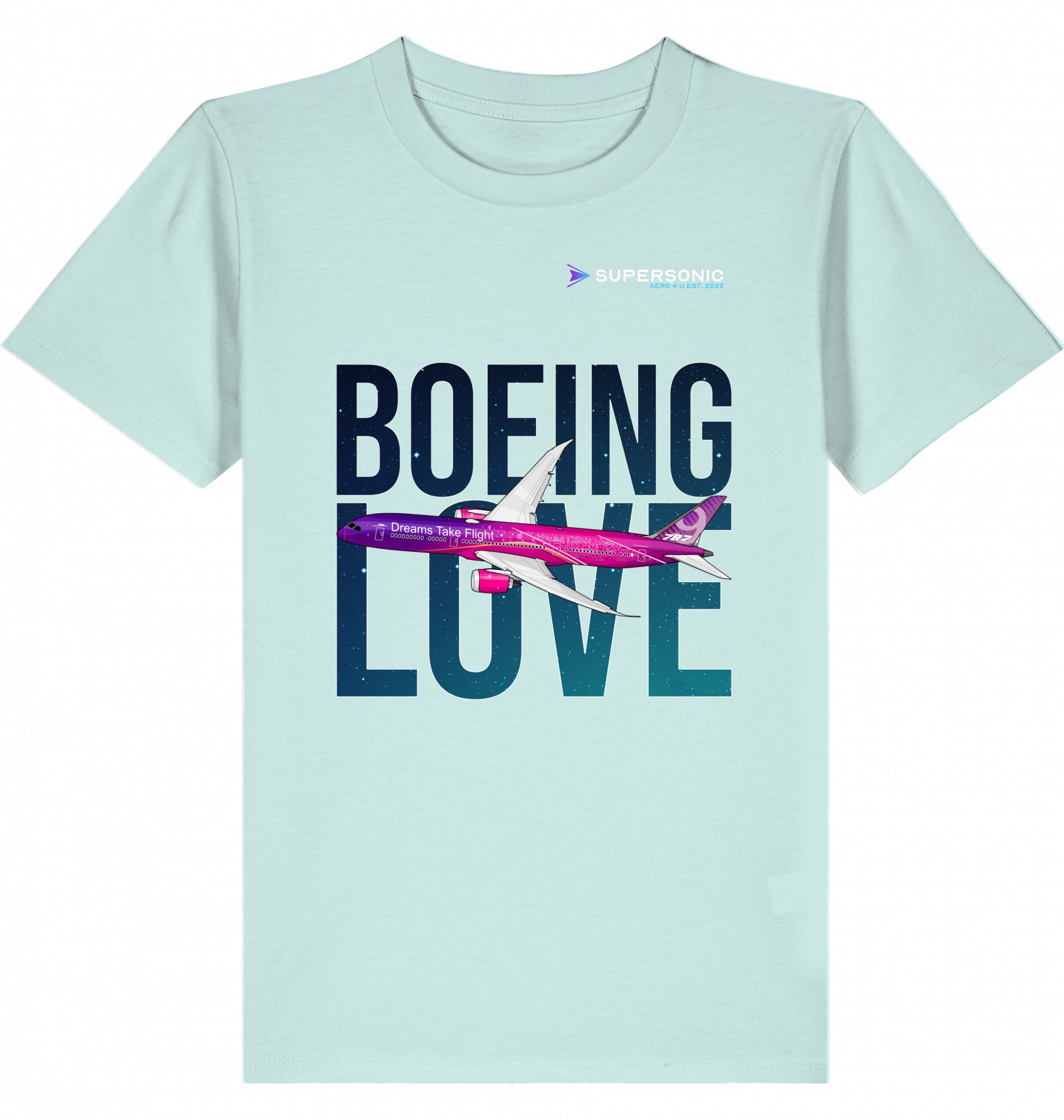 Boeing Love Tshirt, Kinder Tshirt B787, Dreamliner Kinder Tshirt, Flugzeug Tshirt Boeing 787