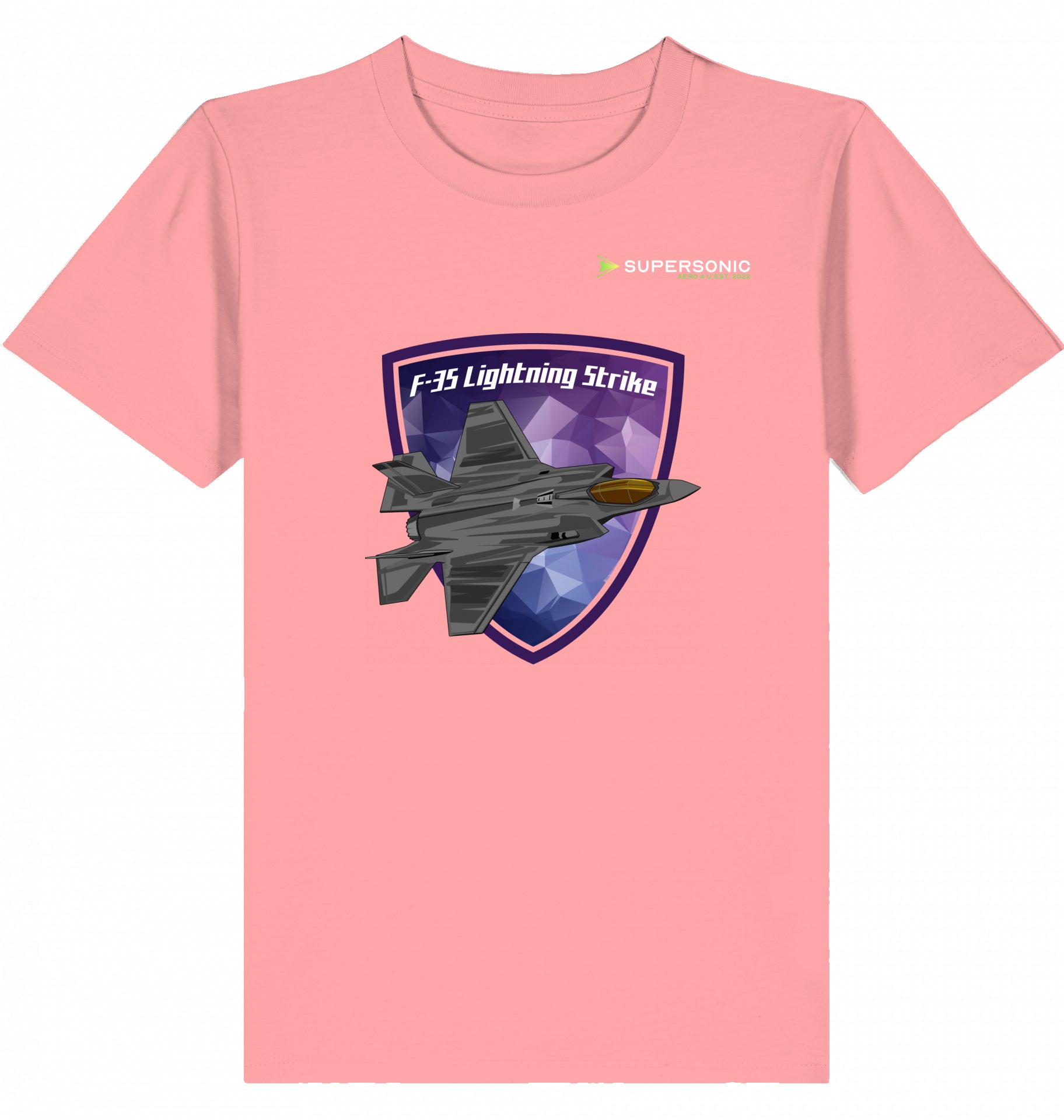 F35 Kinder Tshirt, F35 Lightning Strike Shirt, Fighterjet Tshirt Kinder