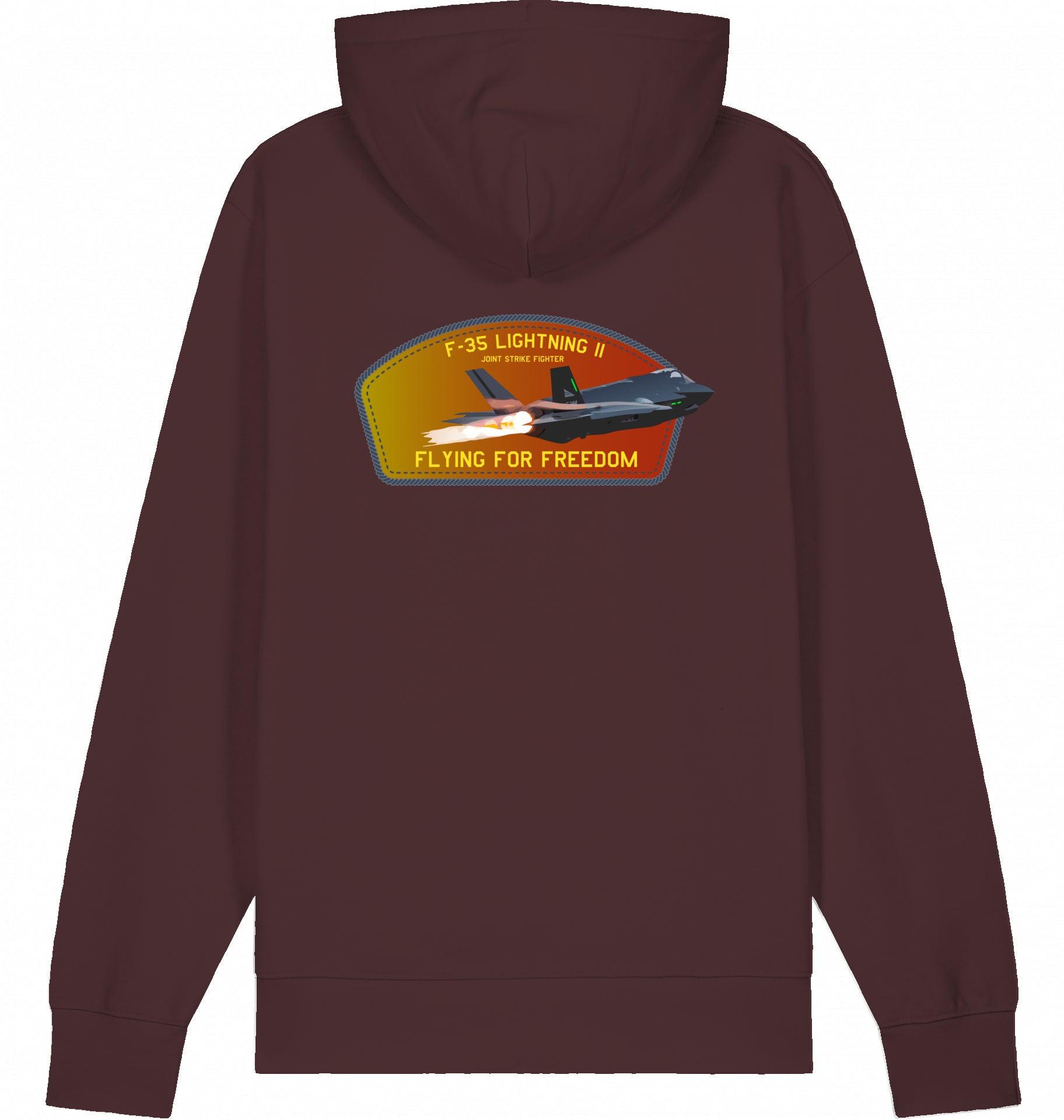 Aviation Flugzeug Hoodie F-35 Lightning II Jet für Piloten, Crews, Kinder & Planespotter made by SUPERSONIC aero 4U
