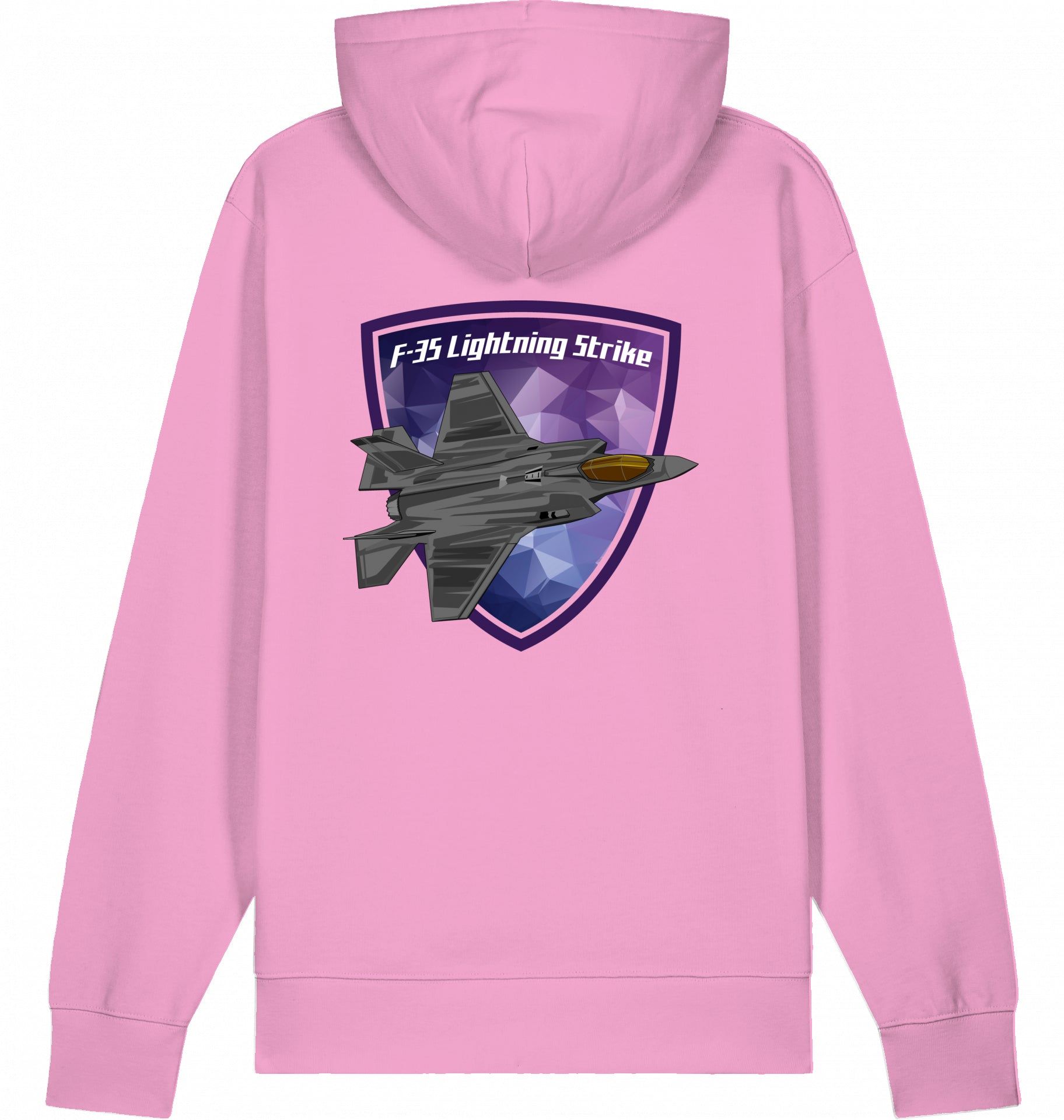 Aviation Flugzeug Hoodie Lockheed Martin F-35 Lightning Strike Bubble Pink für Piloten, Crews, Kinder & Planespotter made by SUPERSONIC aero 4U
