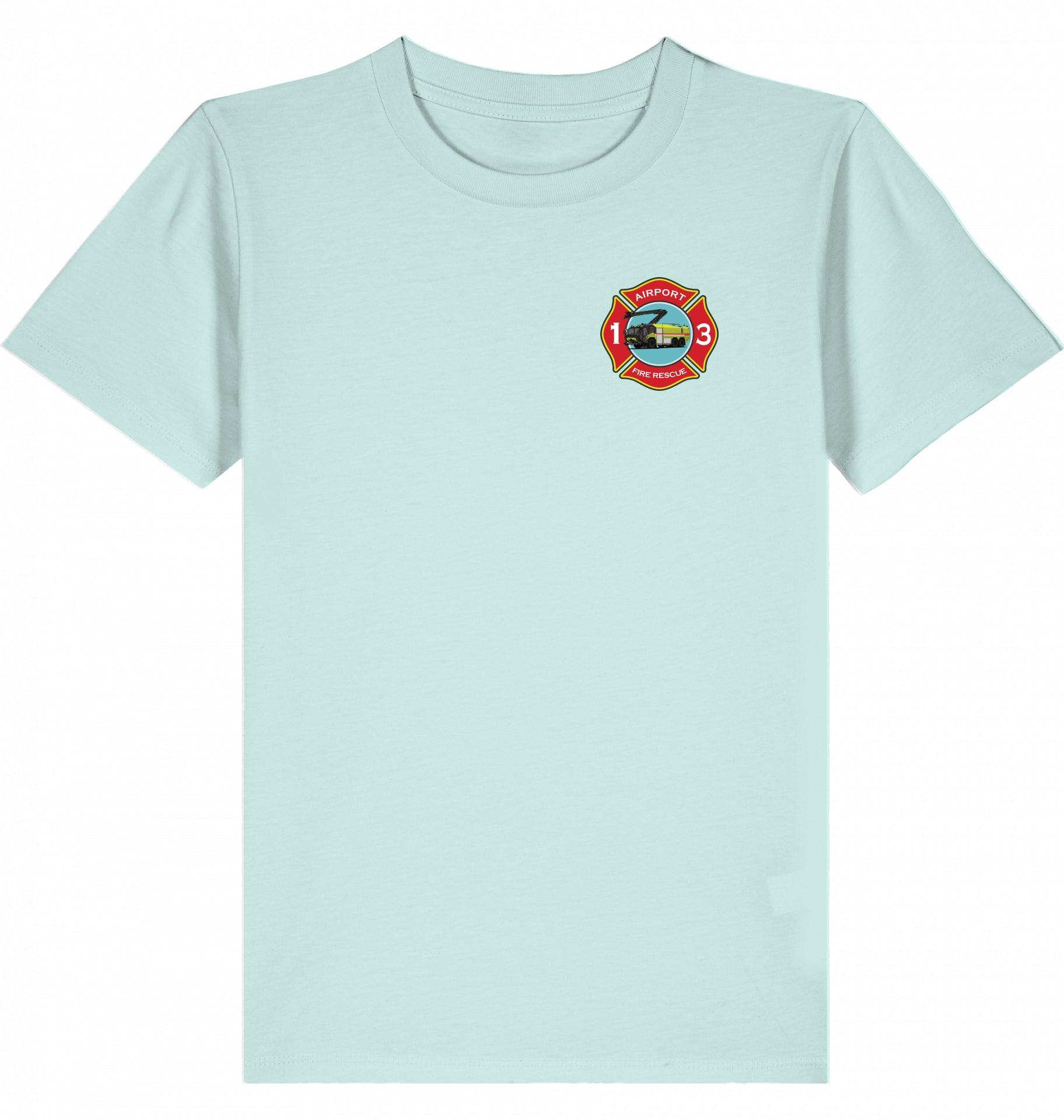 Aviation Kids Aviation T-Shirt "Airport Rescue Fire Fighting ARFF" 2.0 für Piloten, Crews, Kinder & Planespotter made by SUPERSONIC aero 4U