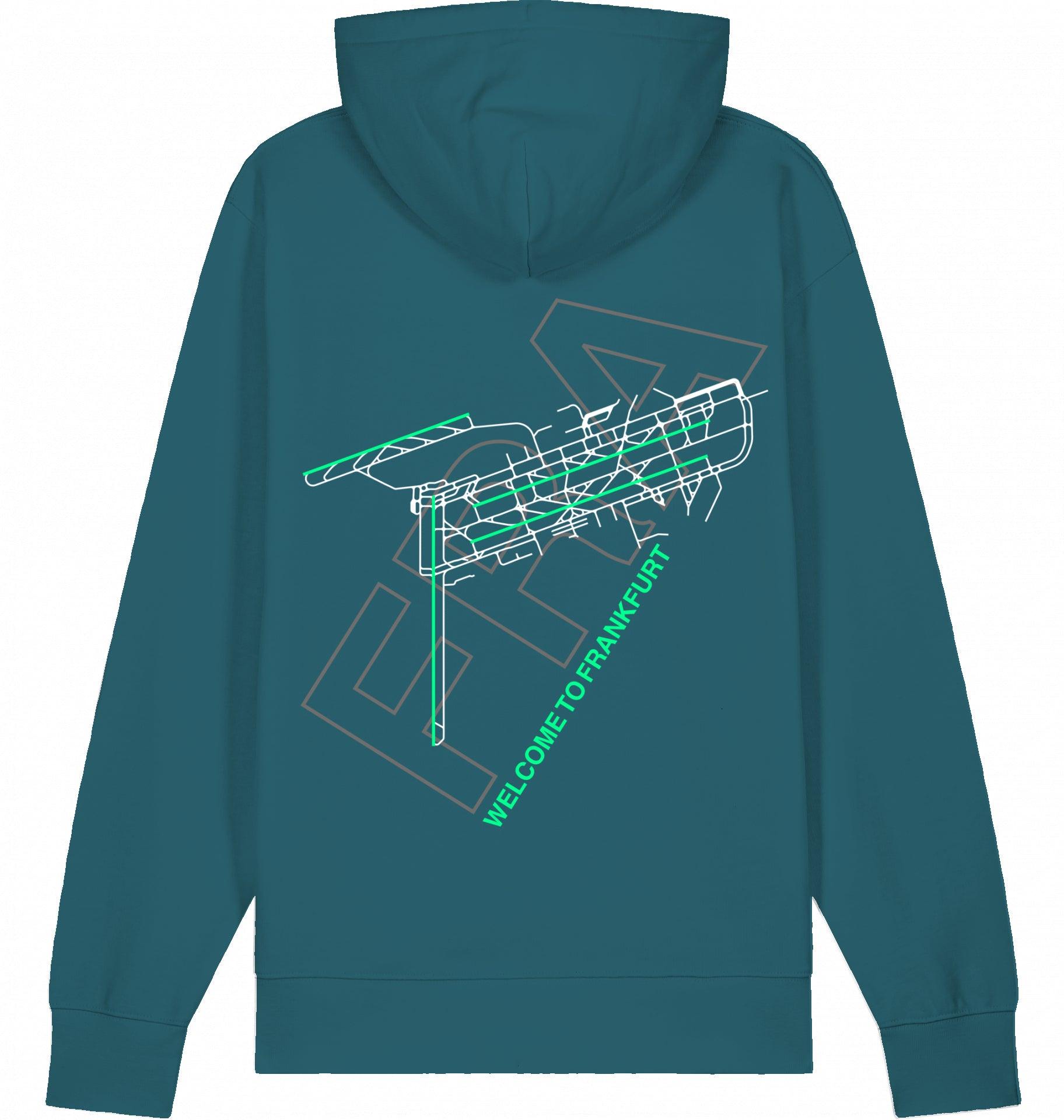Aviation Frankfurt FRA Airport Hoodie 2.0 Stargazer für Piloten, Crews, Kinder & Planespotter made by SUPERSONIC aero 4U