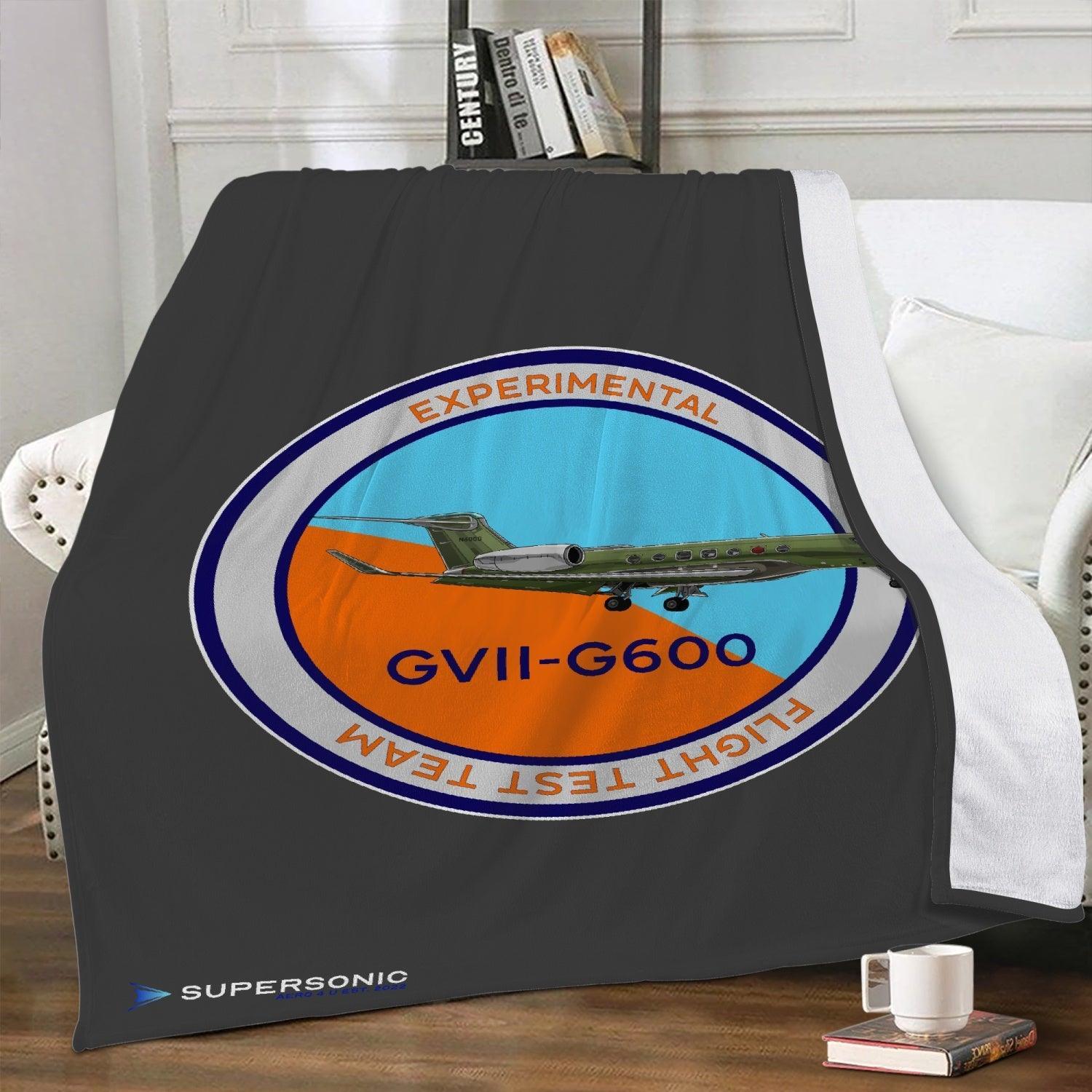 Aviation Luxuriöse Aviation Fleecedecke Gulfstream Flighttest - Kuschelige Wärme für Flugzeugliebhaber XL für Piloten, Crews, Kinder & Planespotter made by SUPERSONIC aero 4U