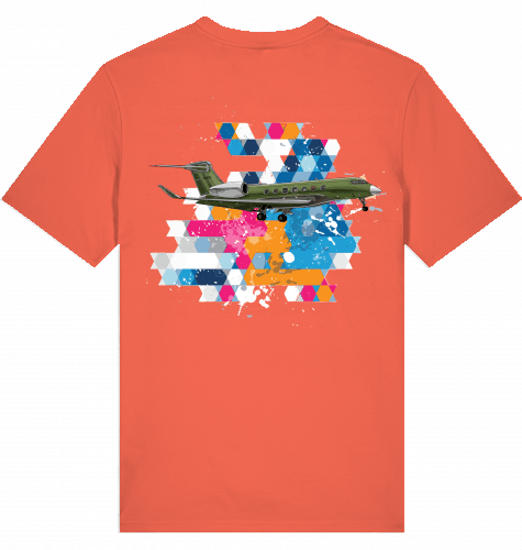 Aviation Flugzeug T-Shirt Gulfstream G500/G600 Experimental Aircraft Fiesta für Piloten, Crews, Kinder & Planespotter made by SUPERSONIC aero 4U