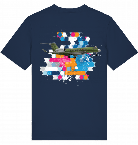 Aviation Flugzeug T-Shirt Gulfstream G500/G600 Experimental Aircraft French Navy für Piloten, Crews, Kinder & Planespotter made by SUPERSONIC aero 4U