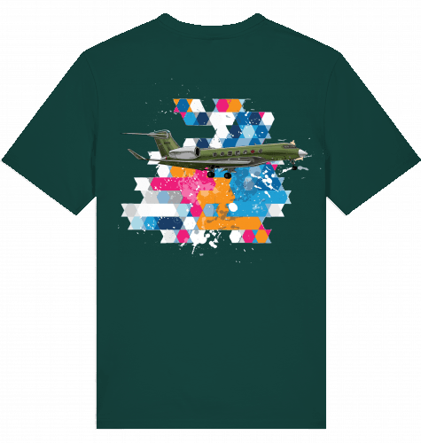 Aviation Flugzeug T-Shirt Gulfstream G500/G600 Experimental Aircraft Glazed Green für Piloten, Crews, Kinder & Planespotter made by SUPERSONIC aero 4U