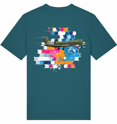 Aviation Flugzeug T-Shirt Gulfstream G500/G600 Experimental Aircraft Stargazer für Piloten, Crews, Kinder & Planespotter made by SUPERSONIC aero 4U