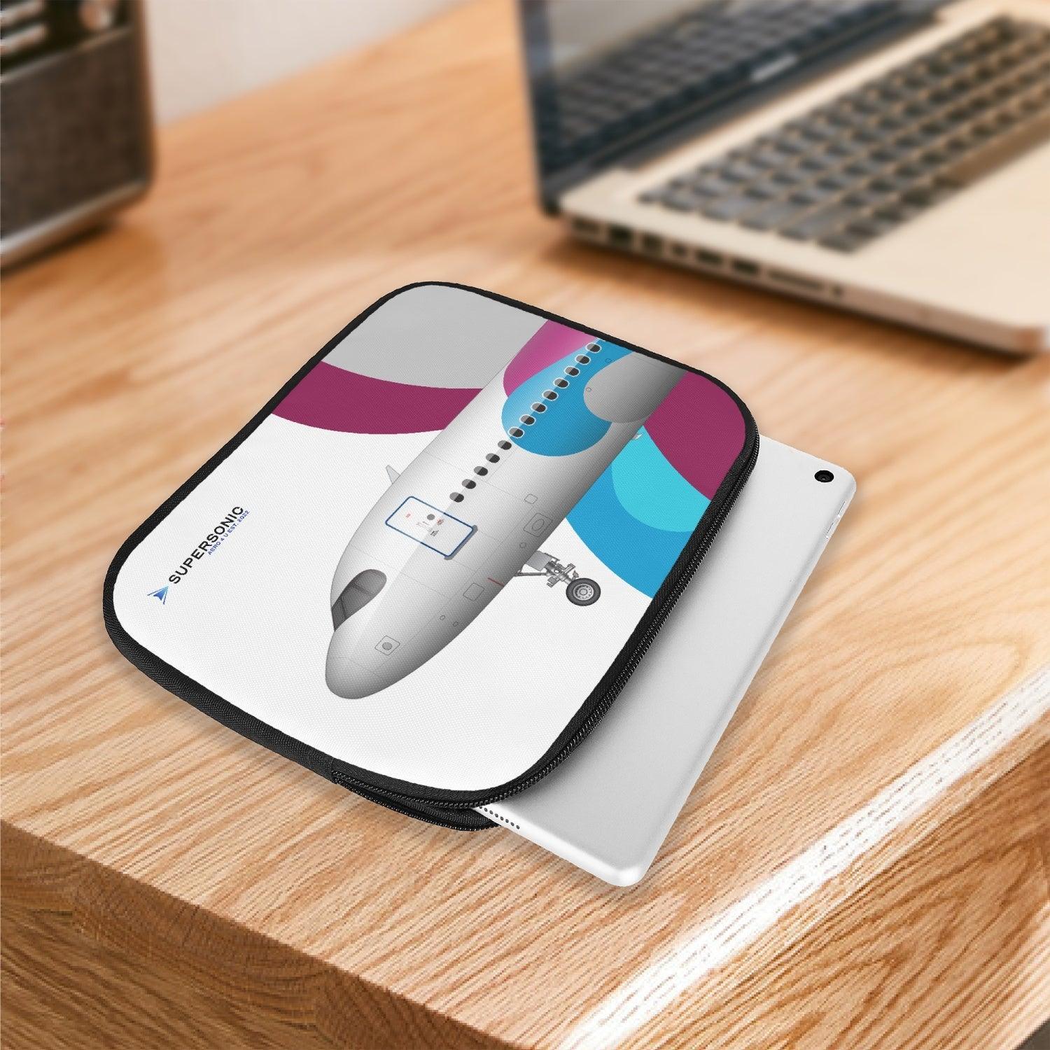 Aviation Airbus A320 Neo iPad & Tablet Schutzhülle für Crews & Aviators für Piloten, Crews, Kinder & Planespotter made by SUPERSONIC aero 4U