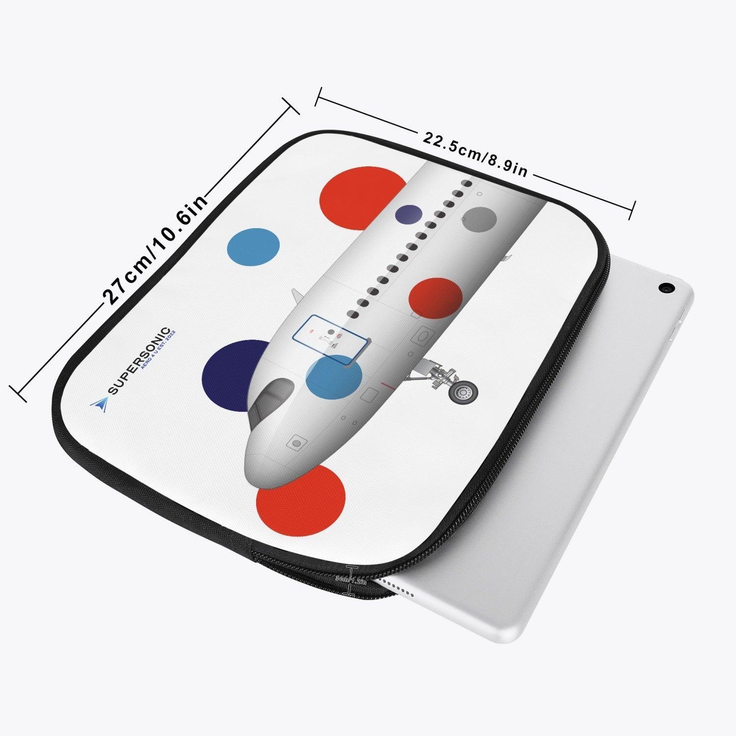 Aviation iPad & EFB Tasche Airbus A320neo | Professional Pilot & Cockpit Gear für Piloten, Crews, Kinder & Planespotter made by SUPERSONIC aero 4U