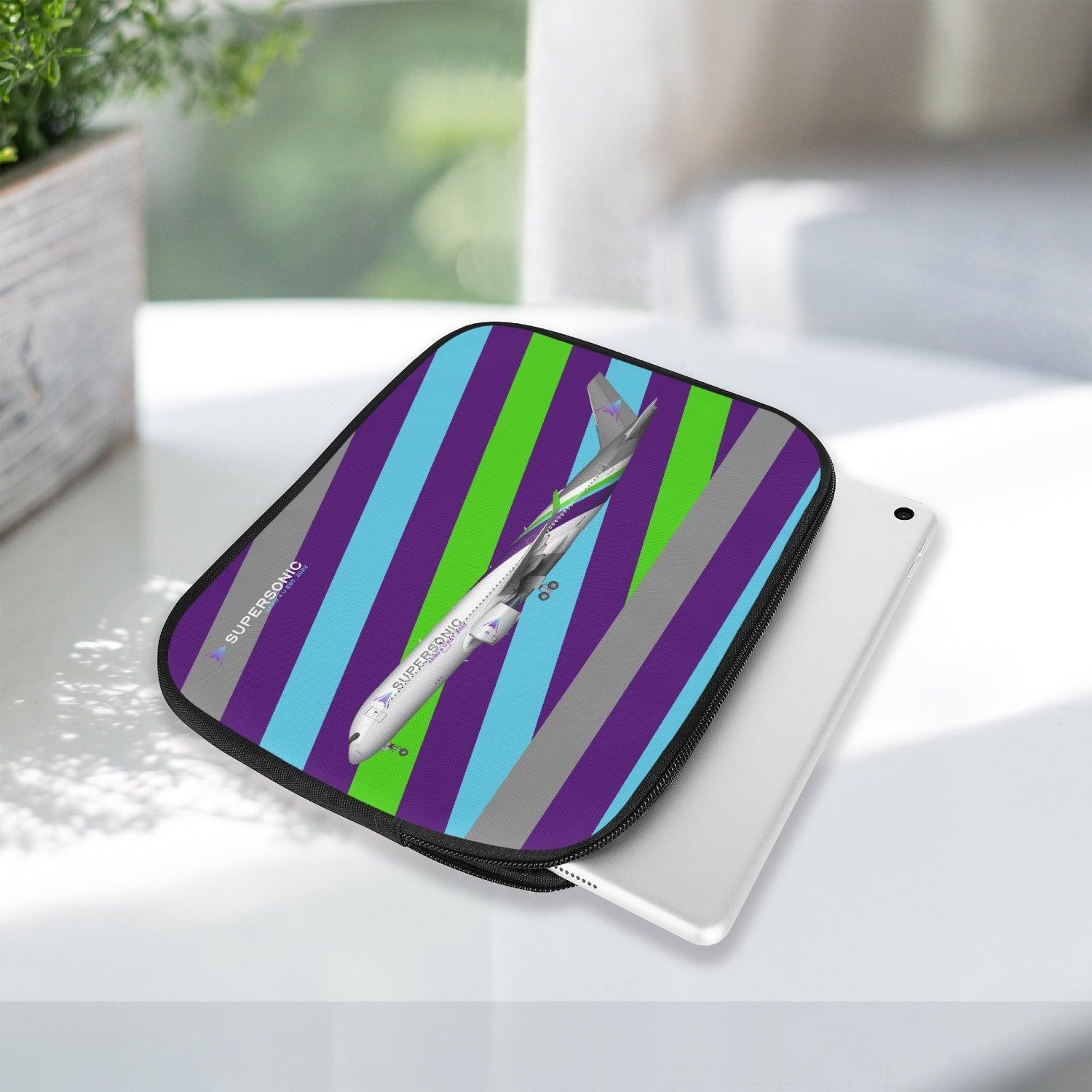 Aviation iPad & EFB Schutzhülle im Airbus A350 Design für Aviators & Crews für Piloten, Crews, Kinder & Planespotter made by SUPERSONIC aero 4U
