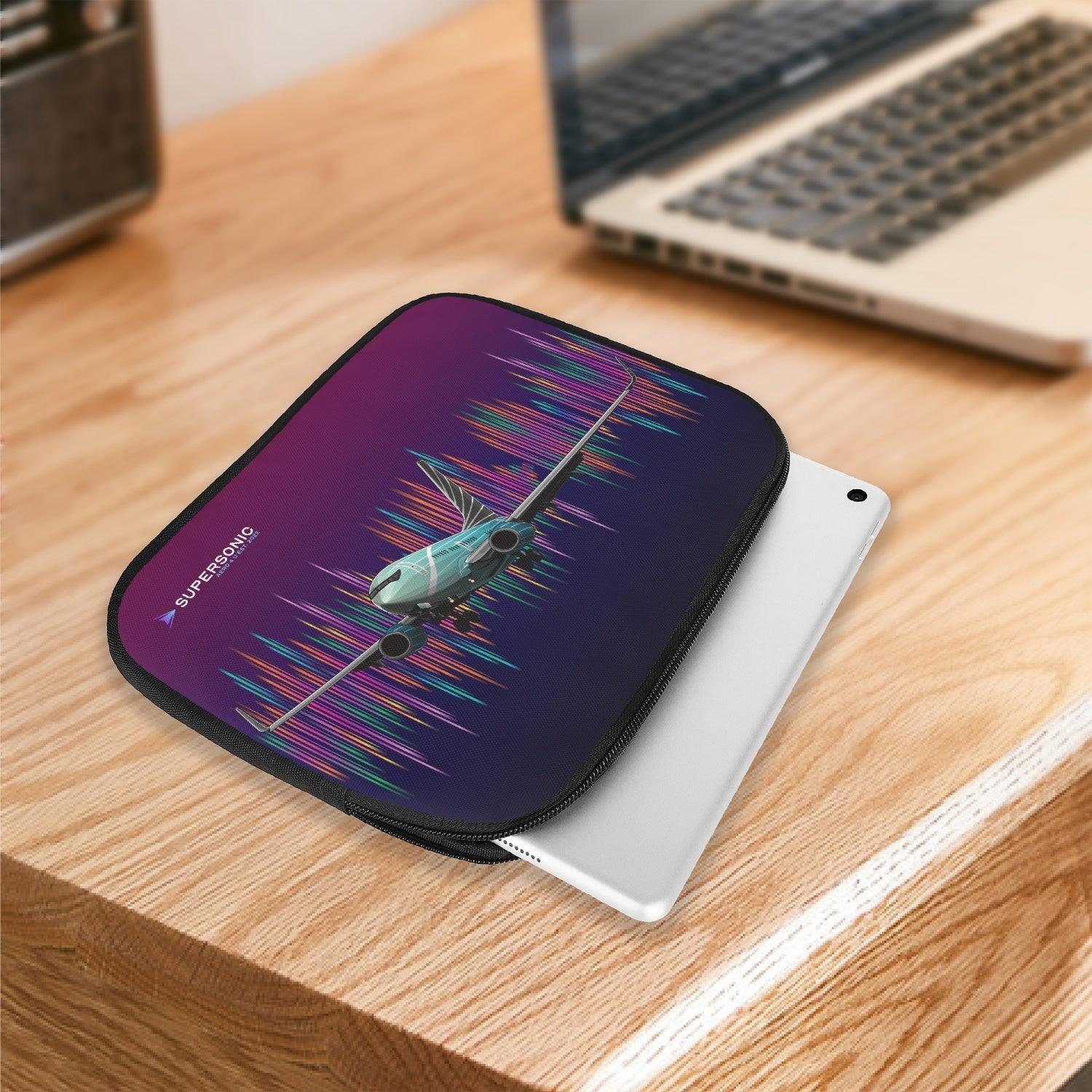 Aviation Boeing 737 BBJ - Business Jet | iPad Schutzhülle im Jetset Design für Piloten, Crews, Kinder & Planespotter made by SUPERSONIC aero 4U