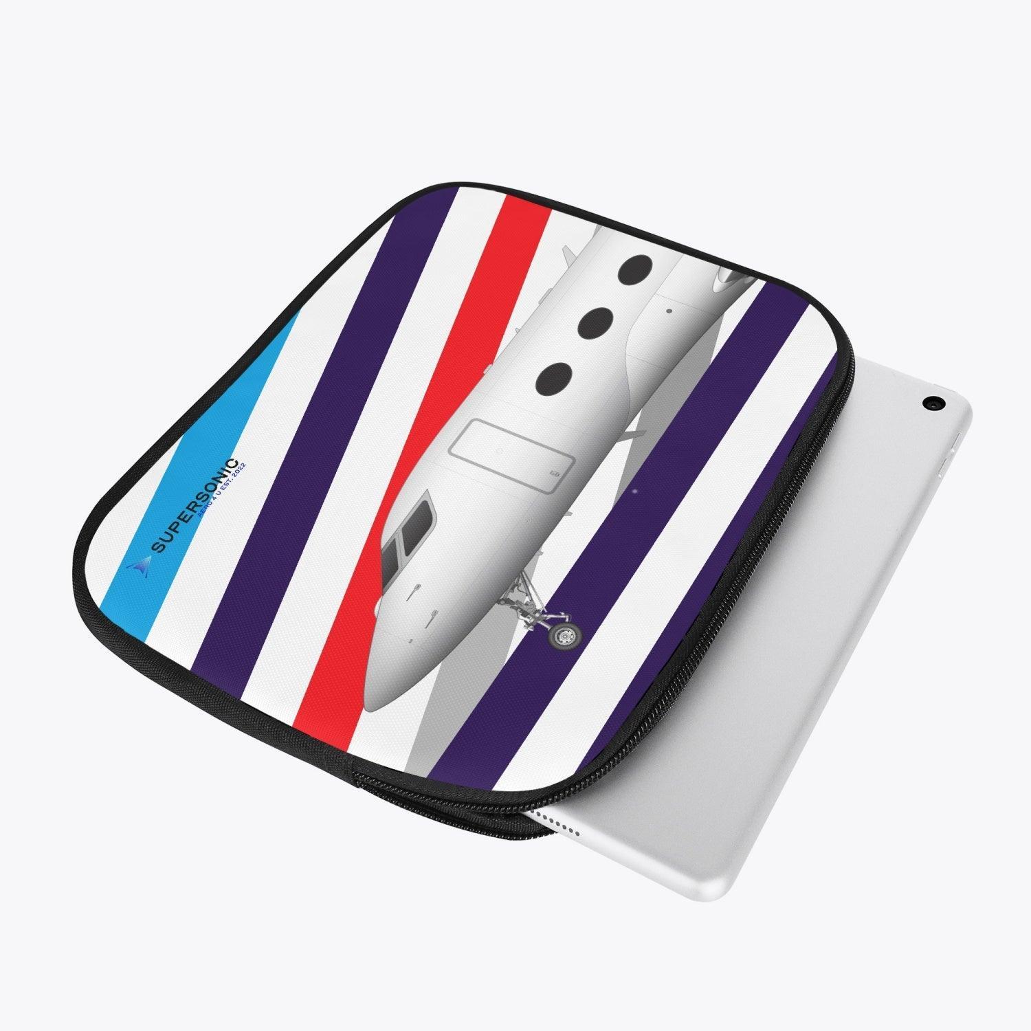 Aviation Gulfstream G650 iPad Schutzhülle | Exklusive Designed für Flight Crews Default für Piloten, Crews, Kinder & Planespotter made by SUPERSONIC aero 4U