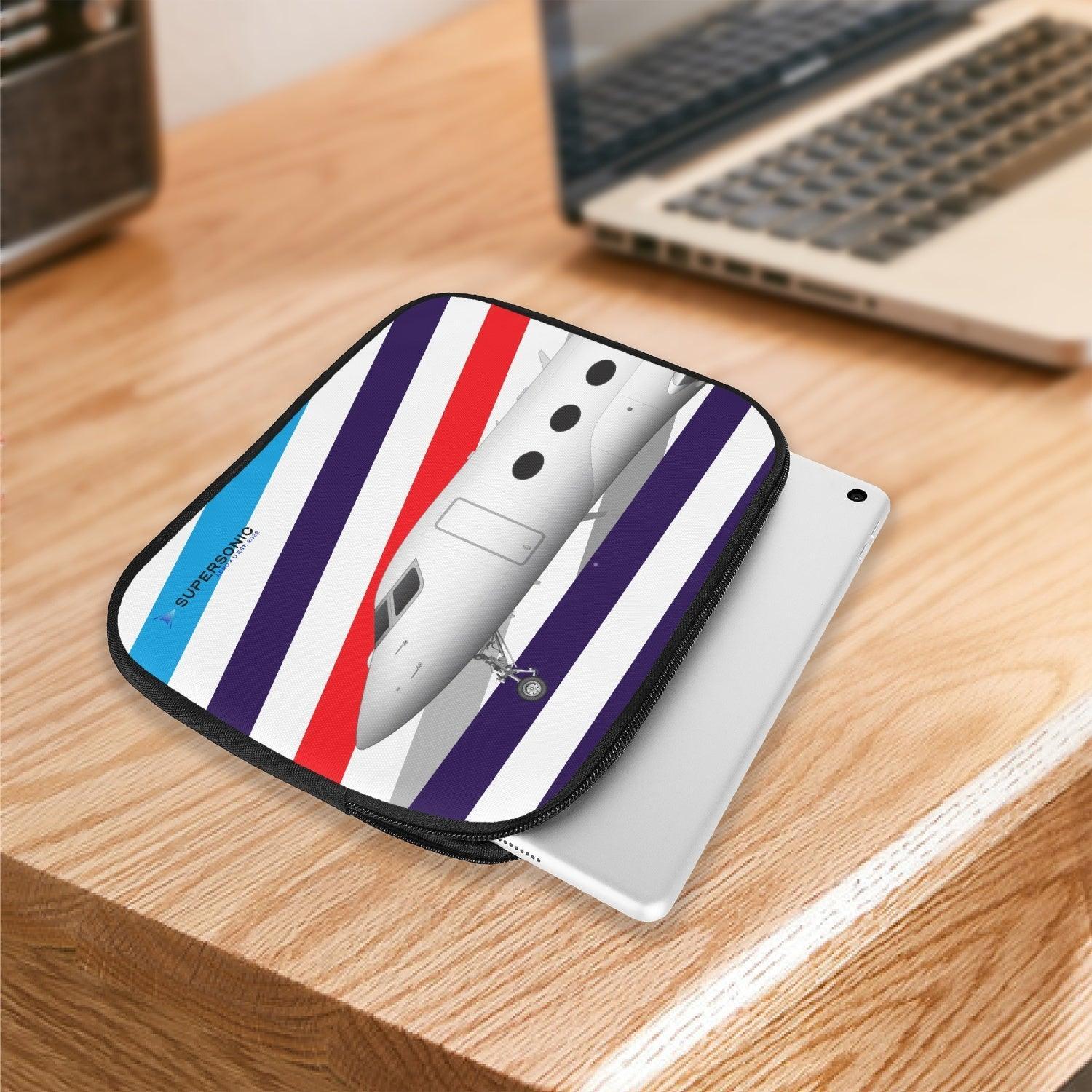 Aviation Gulfstream G650 iPad Schutzhülle | Exklusive Designed für Flight Crews für Piloten, Crews, Kinder & Planespotter made by SUPERSONIC aero 4U