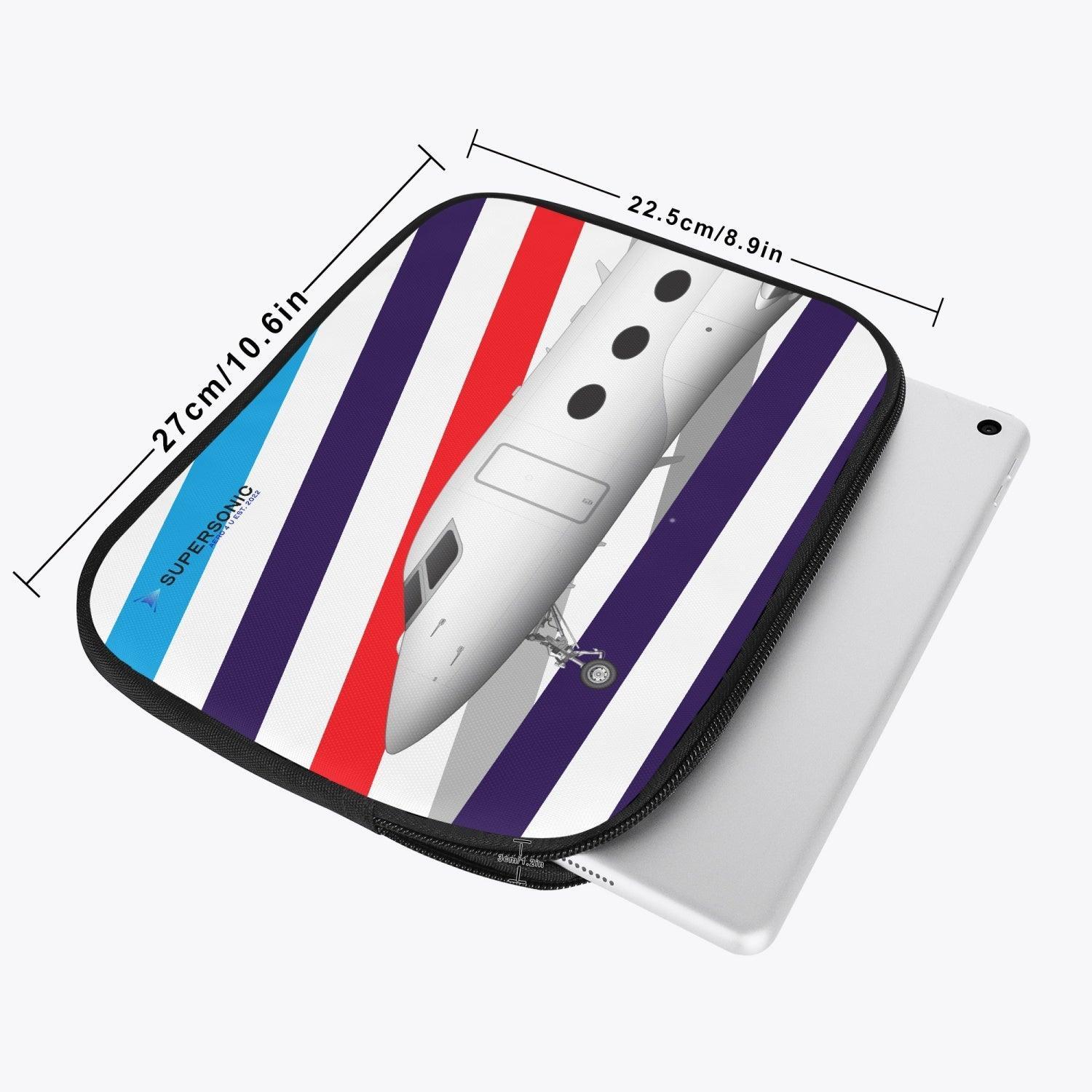 Aviation Gulfstream G650 iPad Schutzhülle | Exklusive Designed für Flight Crews für Piloten, Crews, Kinder & Planespotter made by SUPERSONIC aero 4U